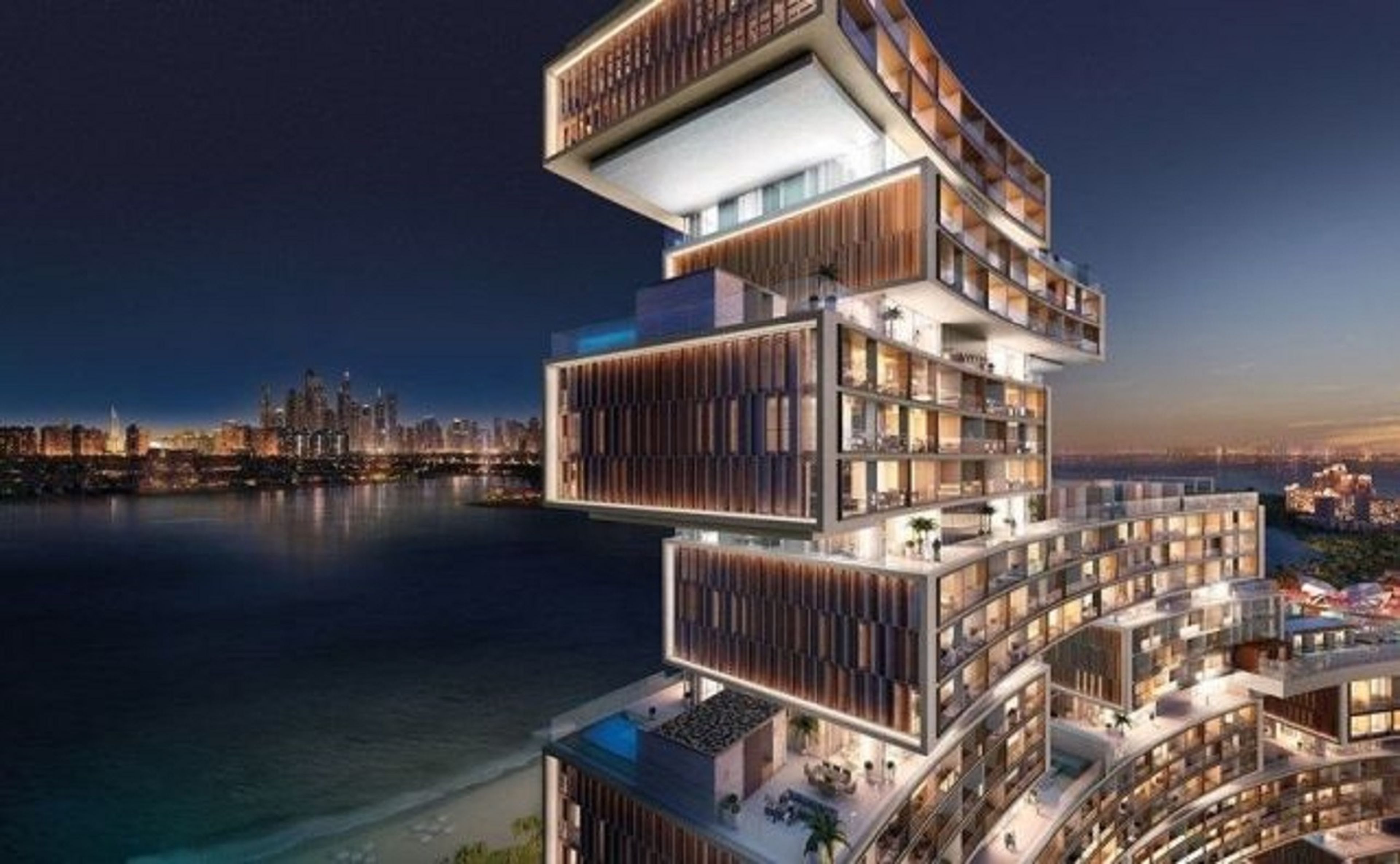 The Royal Atlantis, el hotel se ubica en la isla artificial de Palm Dubái.