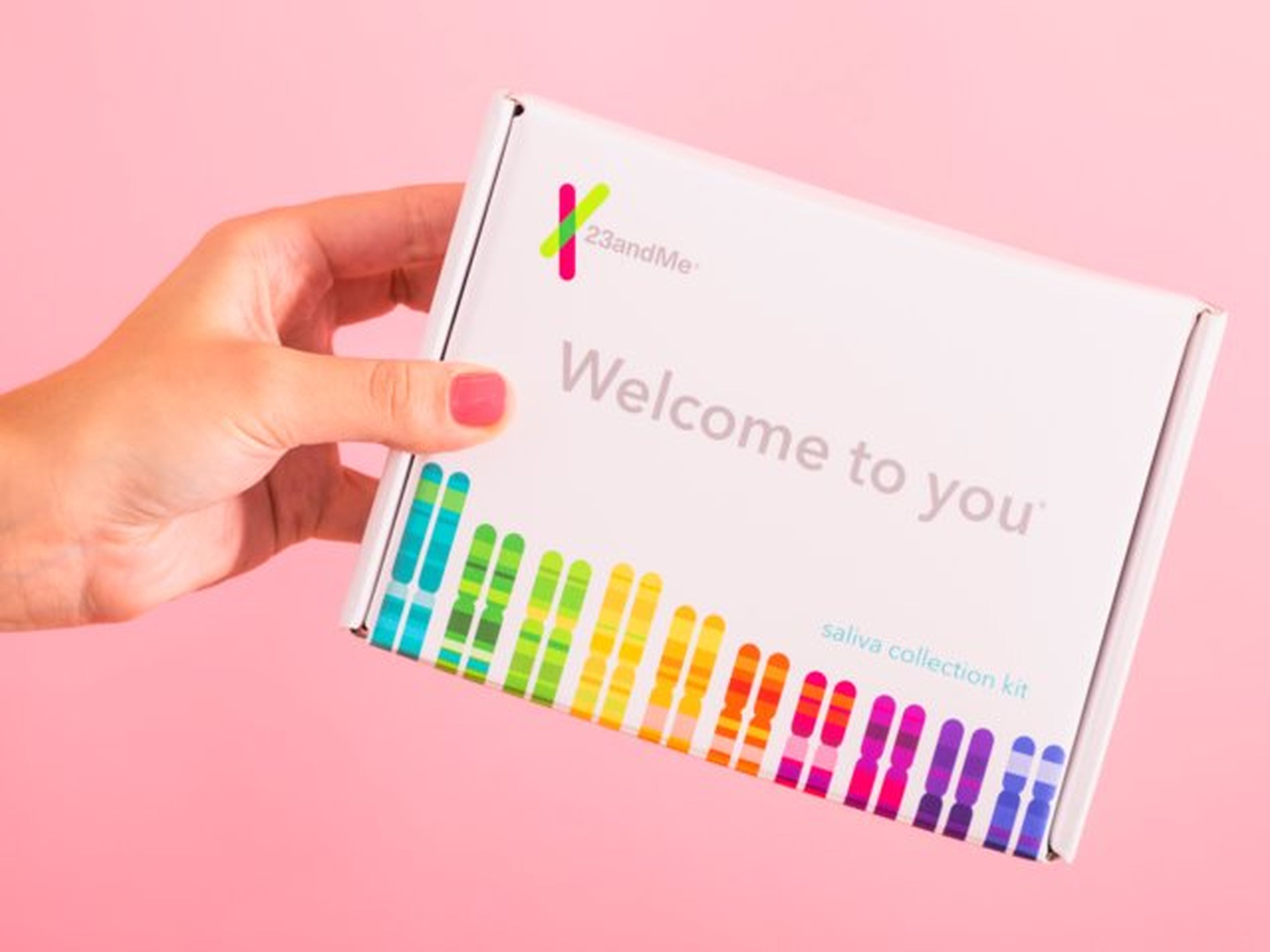 23andME vende sets para hacerte una prueba de ADN.
