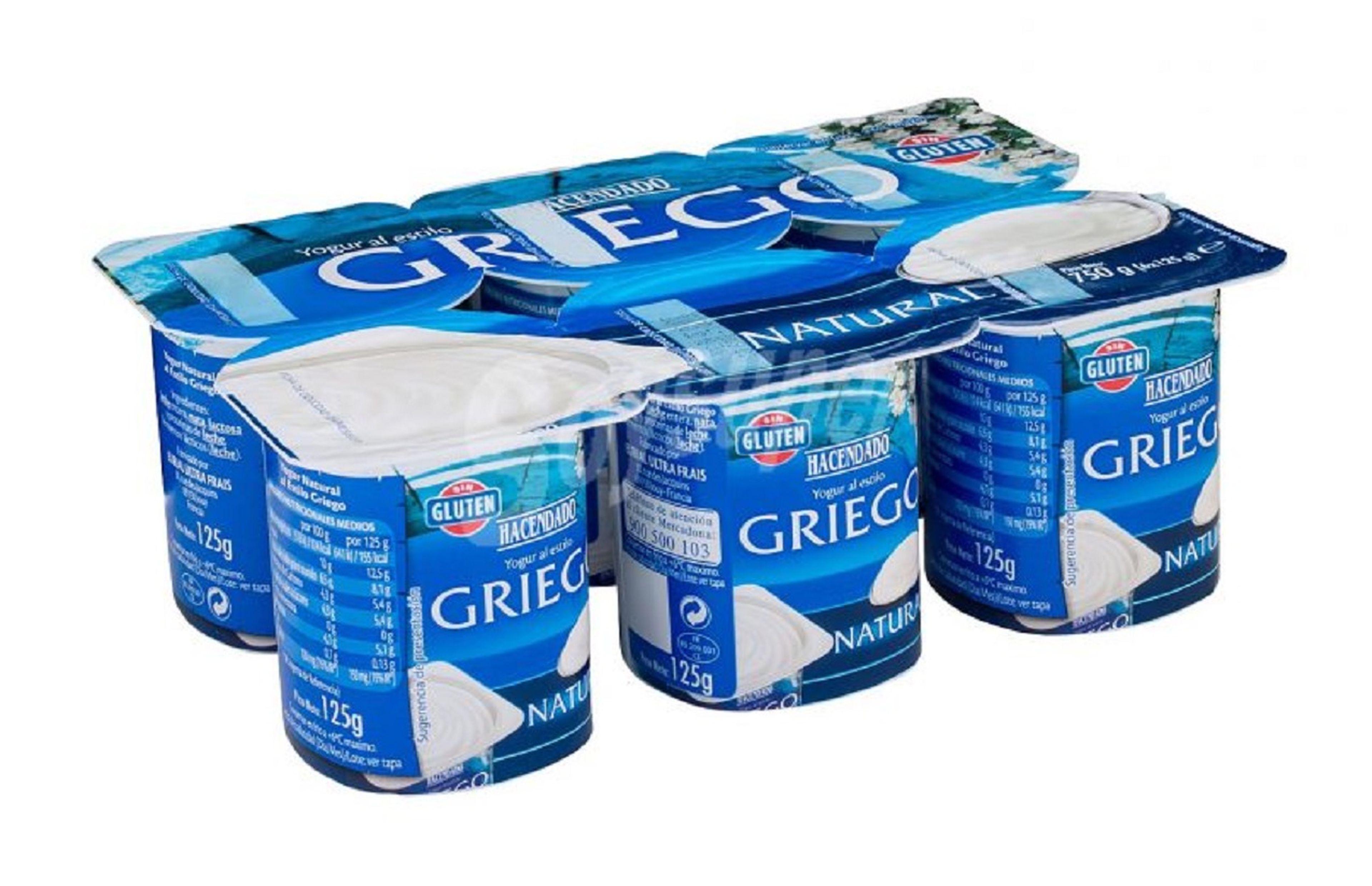 Yogur griego natural de Mercadona