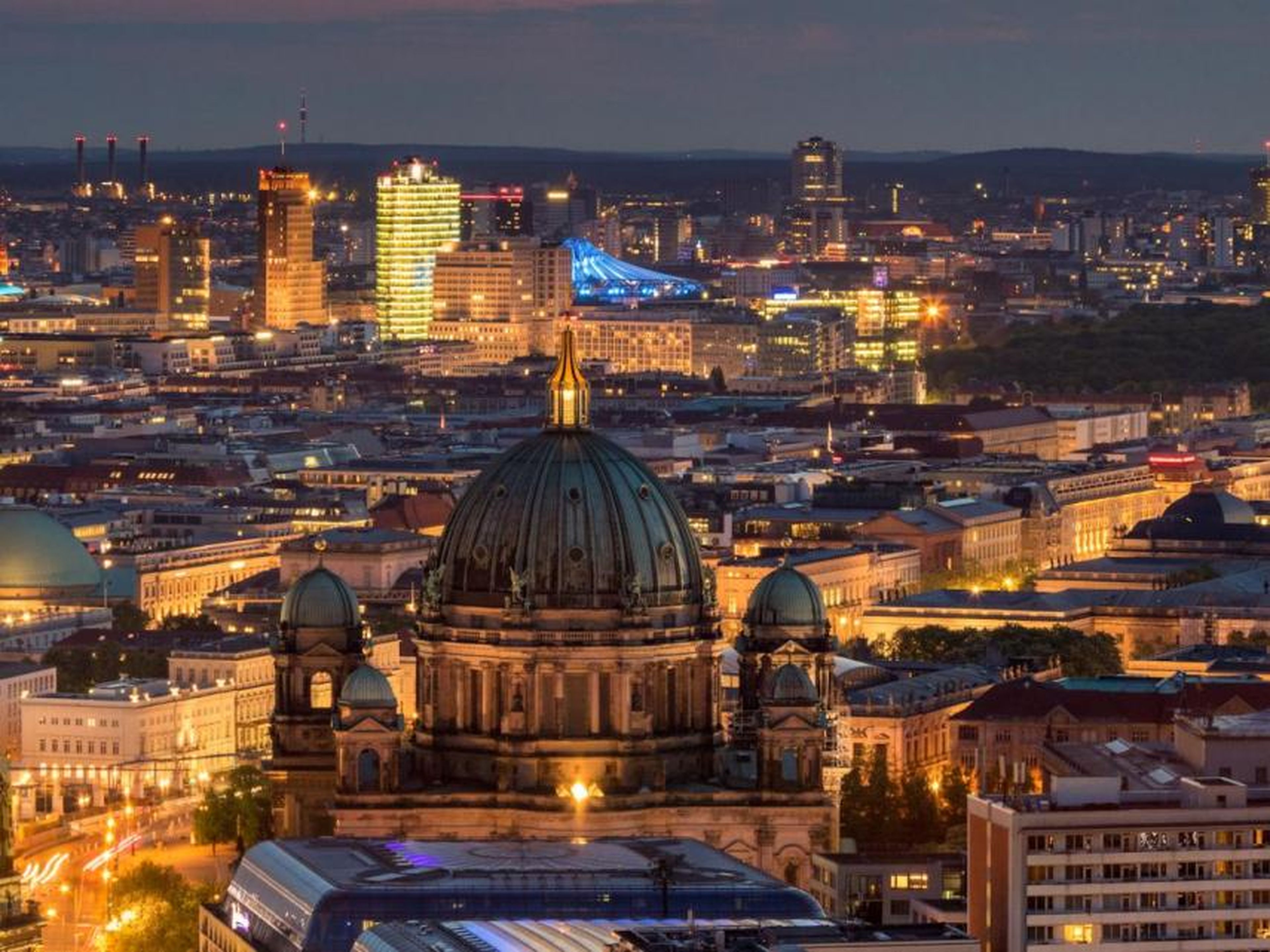 Vista aérea de la ciudad de Berlín. VanderWolf Images/Shutterstock