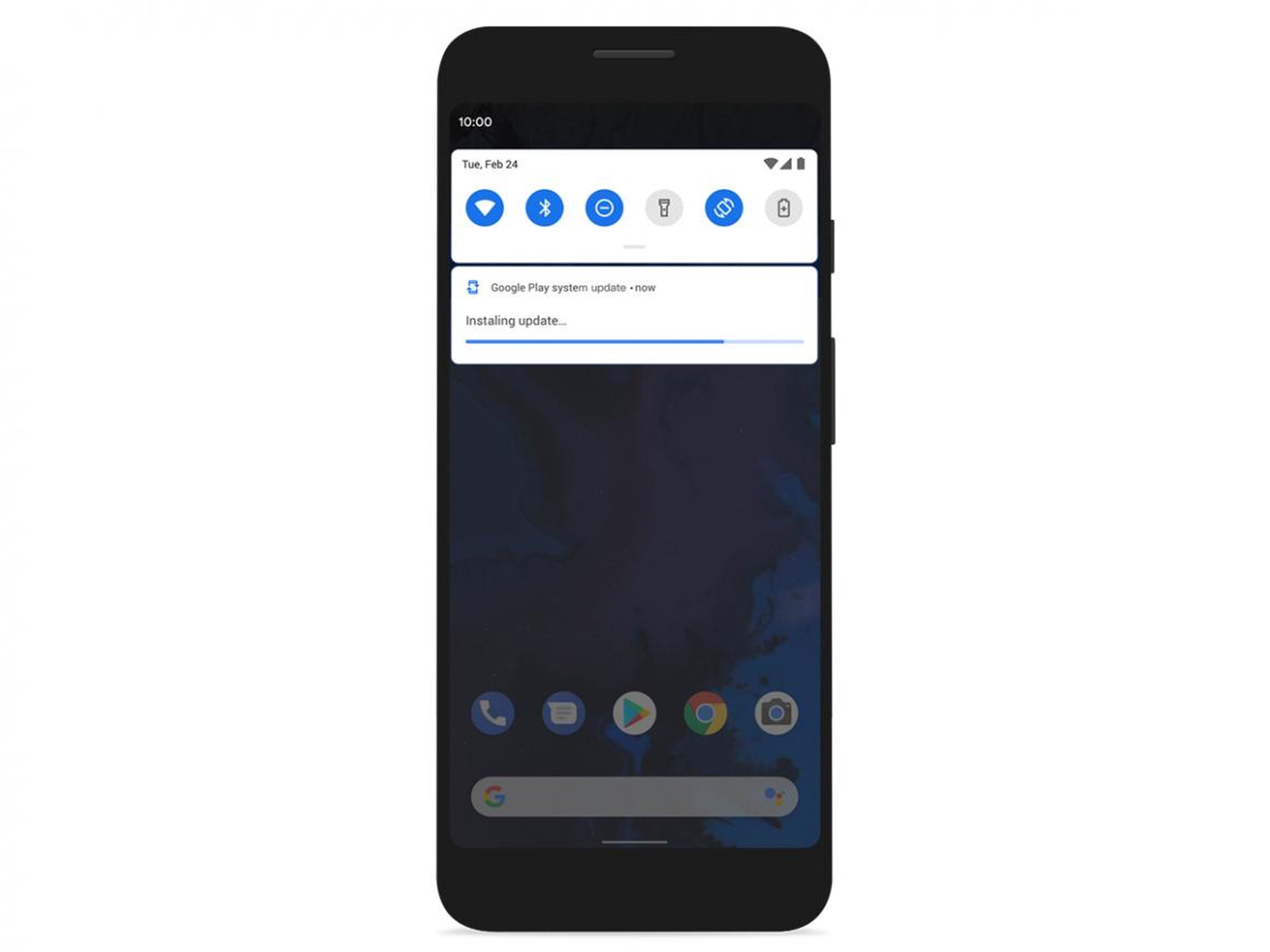 3. Android 10 phones will receive security updates like an app update in the Google Play store, making it faster and easier for people to get the latest security updates.