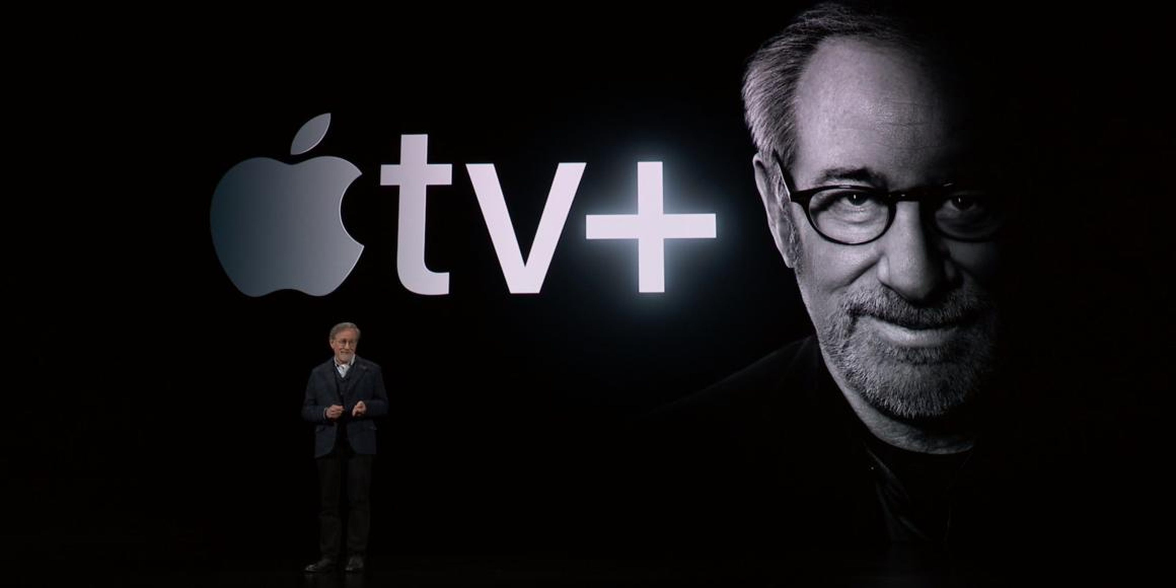 Acclaimed filmmaker Steven Spielberg appeared on stage during the unveiling of Apple TV Plus. He's heading up a reboot of the "Amazing Stories" TV series.