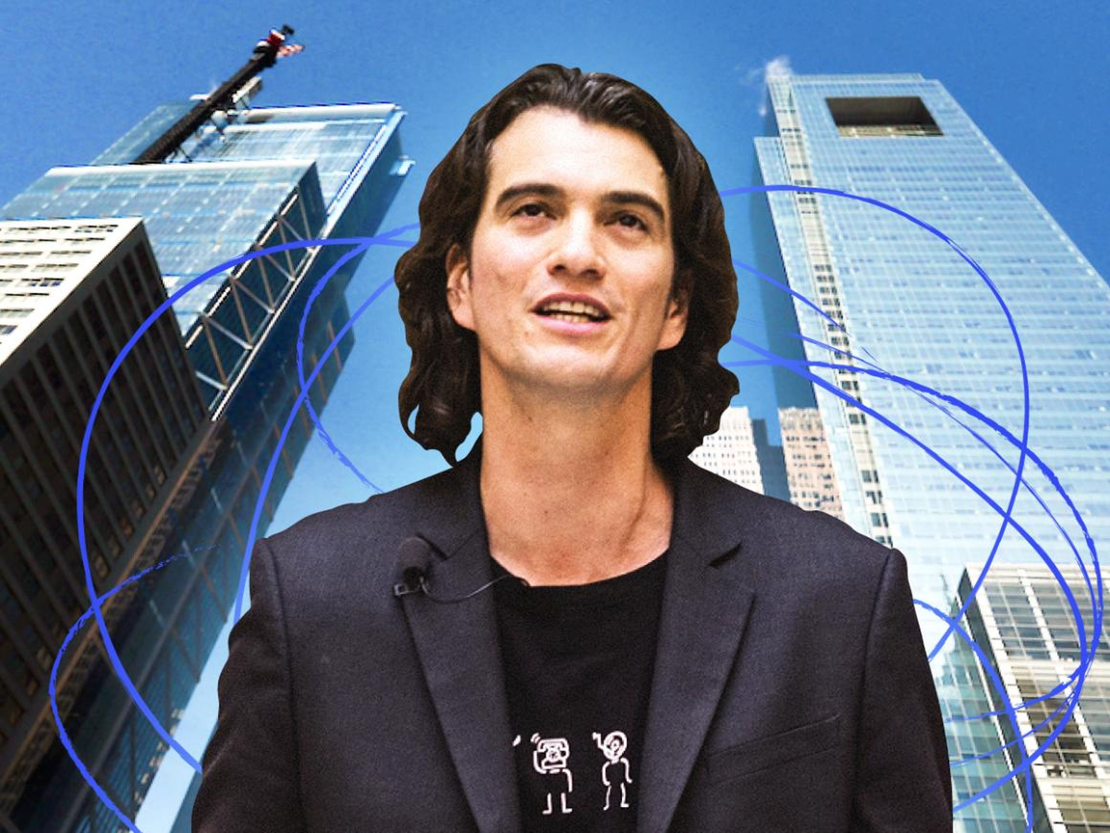 Adam Neumann is stepping down as WeWork's CEO, capping a shocking downfall. WeWork will name two of its execs to run the show while it hunts for a permanent leader.