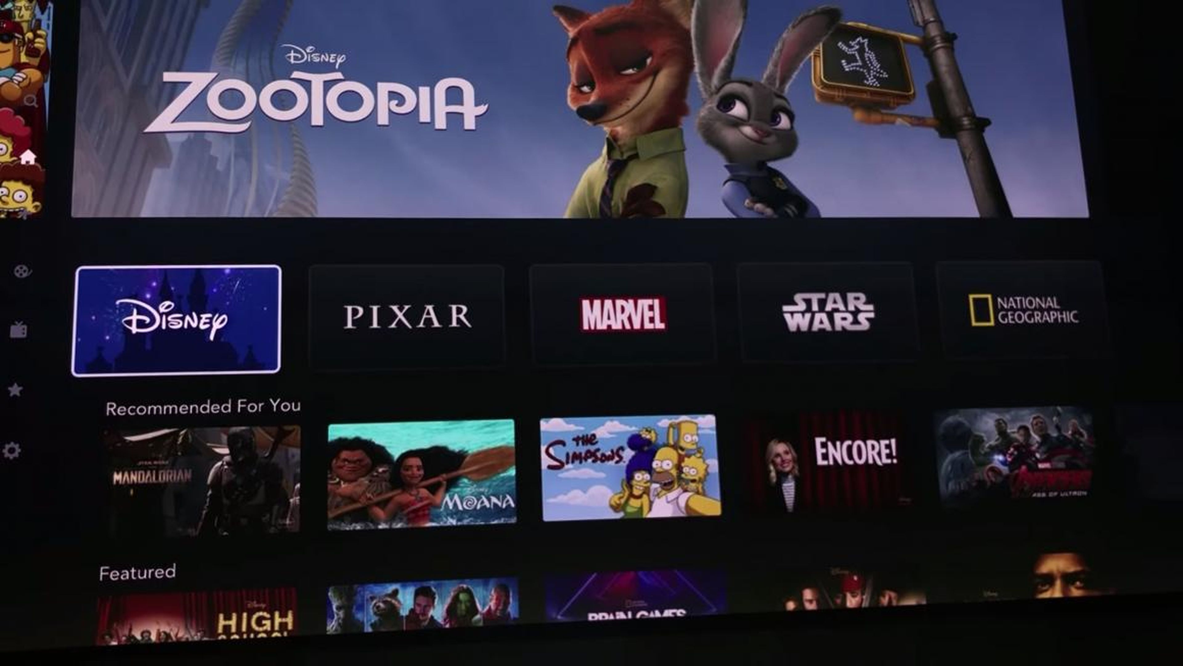 All in all, Disney Plus should be familiar to anyone who uses Netflix; it even has similar row categories, like "Recommended For You," based off you viewing habits. The best part though: Anything on Disney Plus can be downloaded
