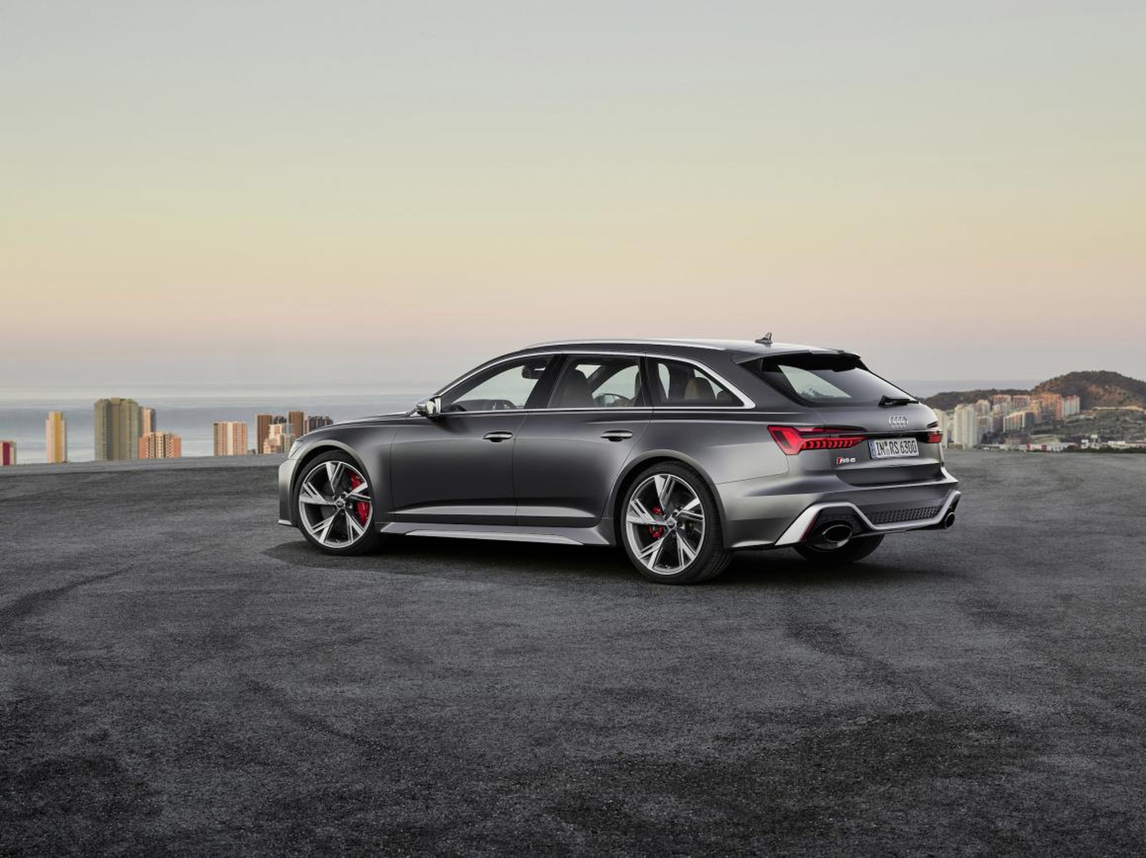 Audi showed its RS 6 Avant in Frankfurt. The high-performance wagon will have a hybrid V8 under the hood.