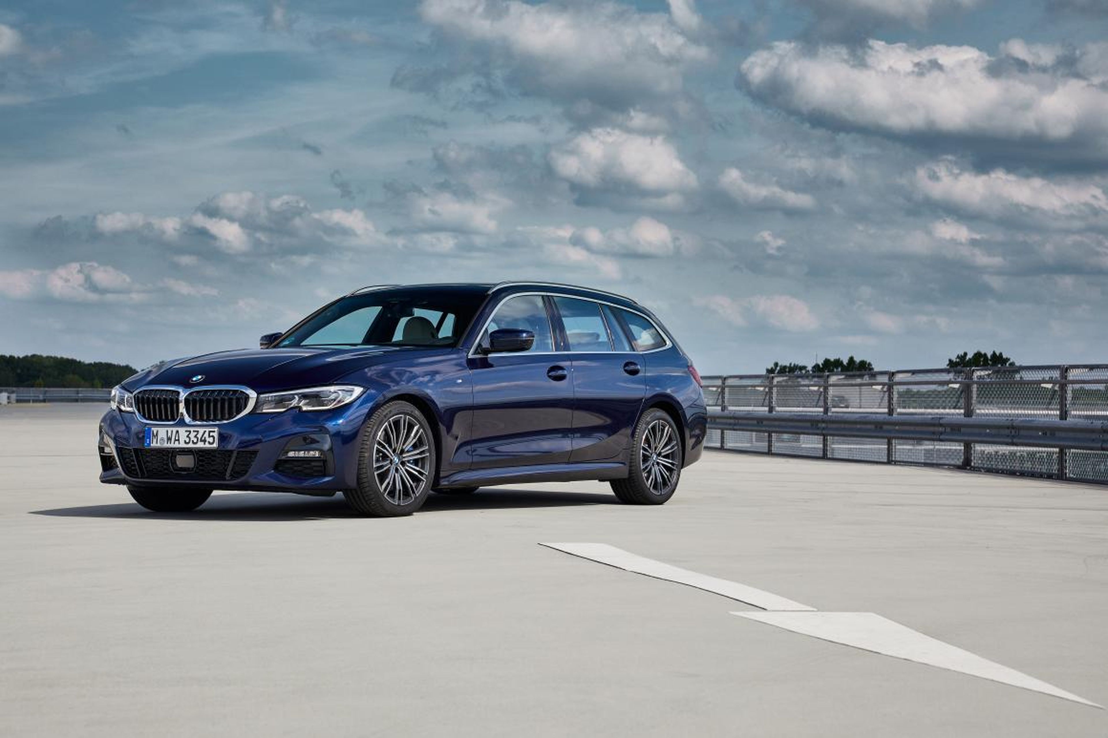 BMW unveiled its 3 Series Touring estate.