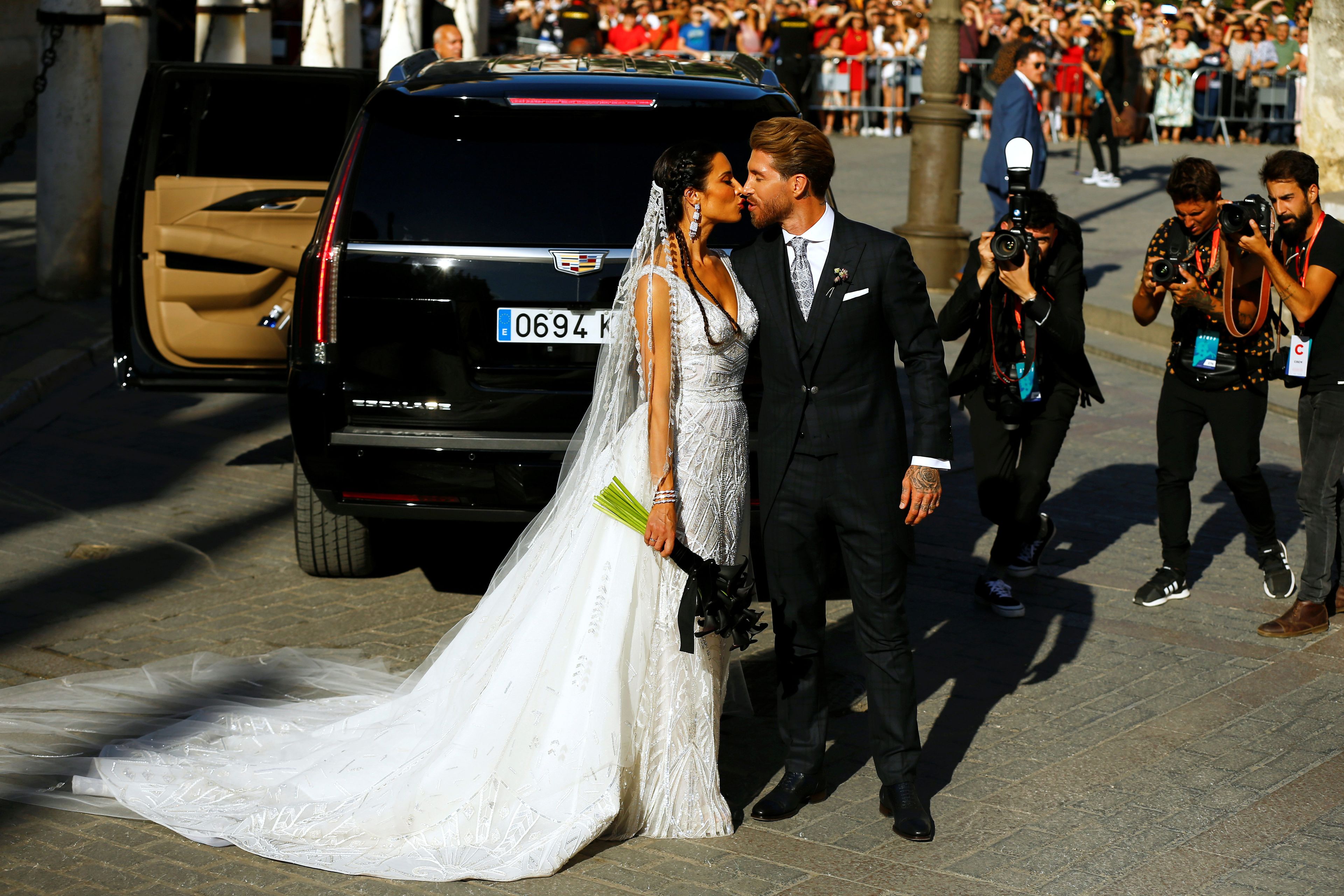 La boda de Sergio Ramos con Pilar Rubio.