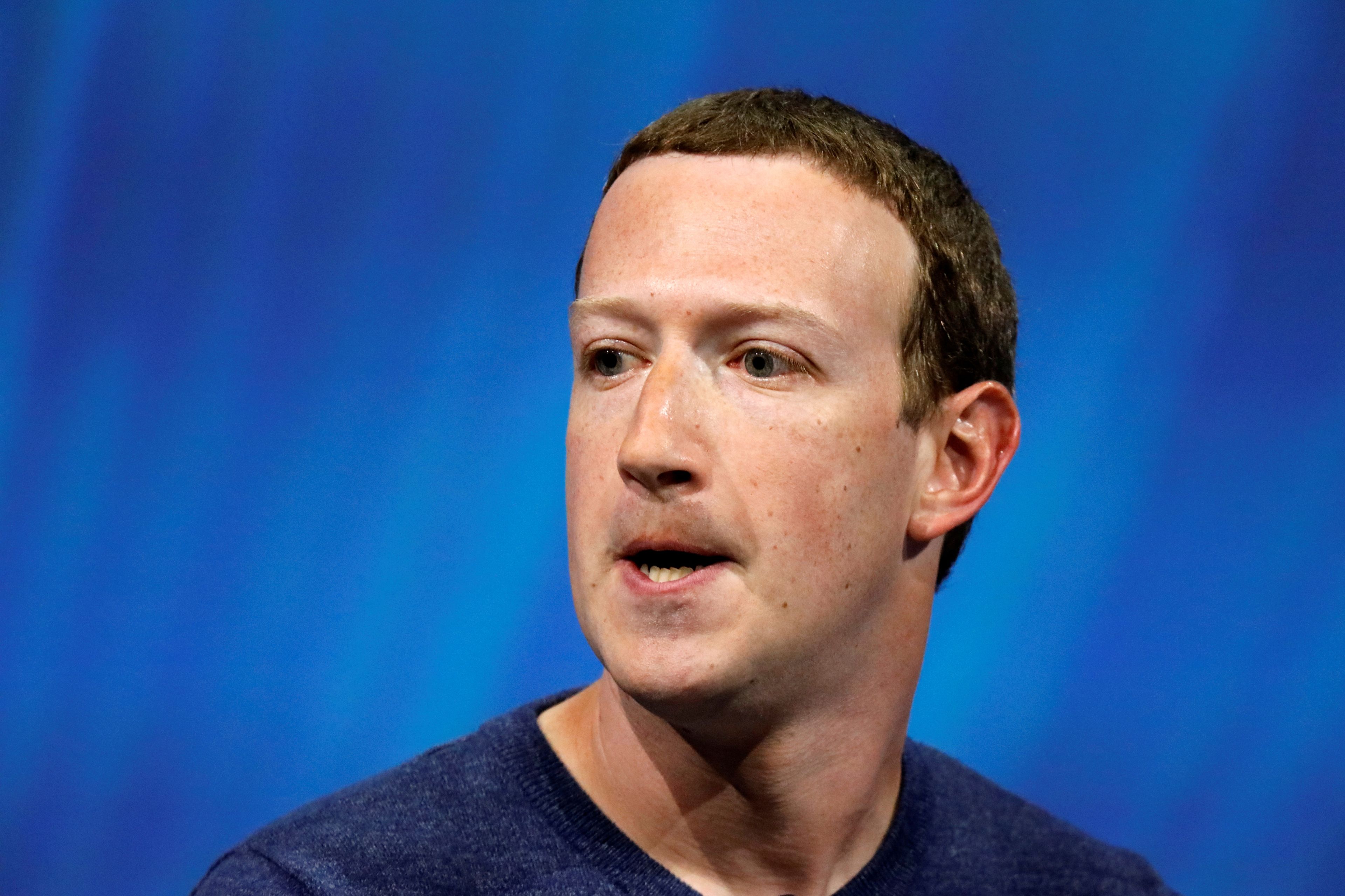 El CEO de Facebook, Mark Zuckerberg, durante un evento en París.
