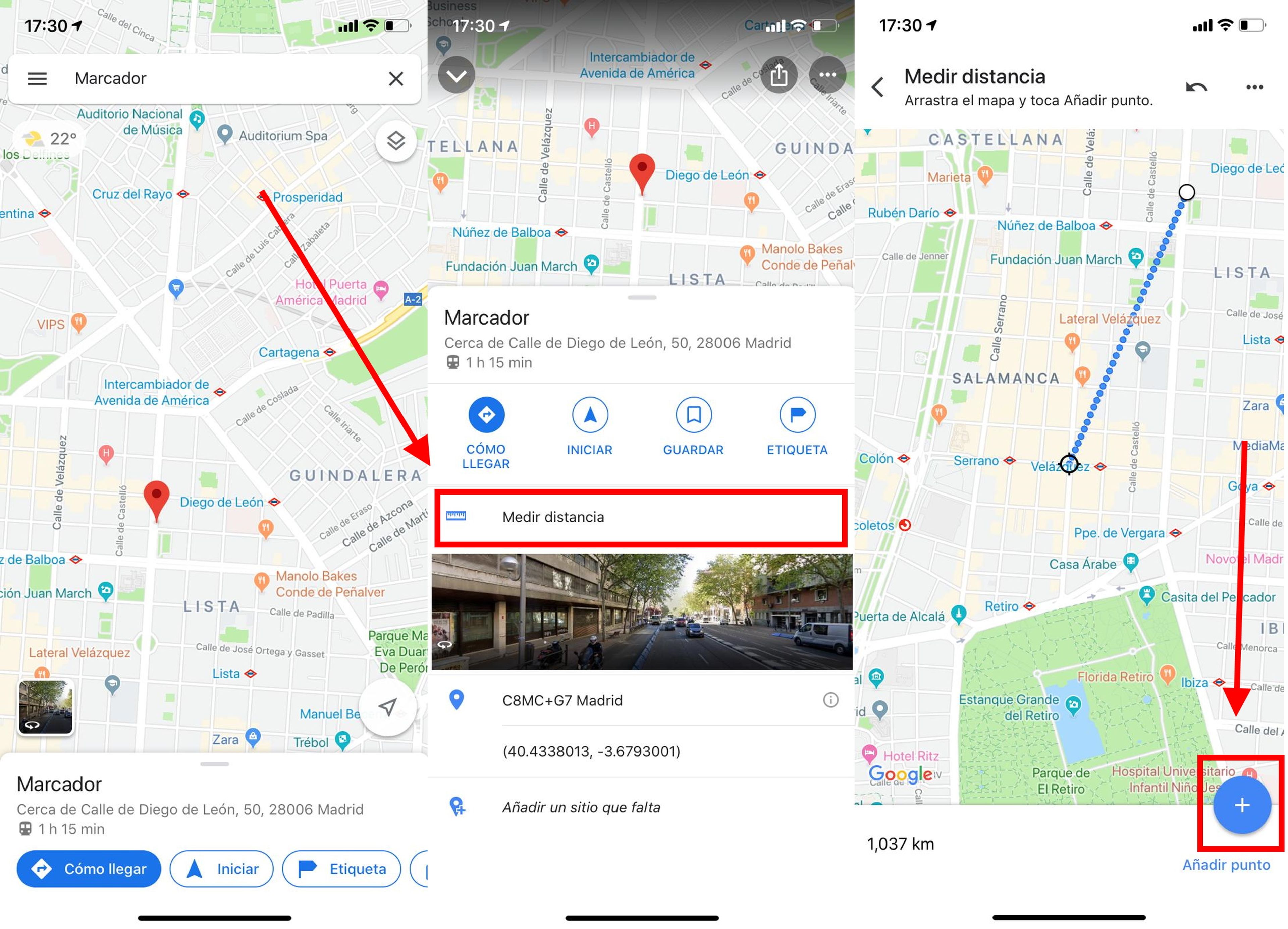 Cómo medir la distancia entre dos puntos con Google Maps en tu Android o iOS