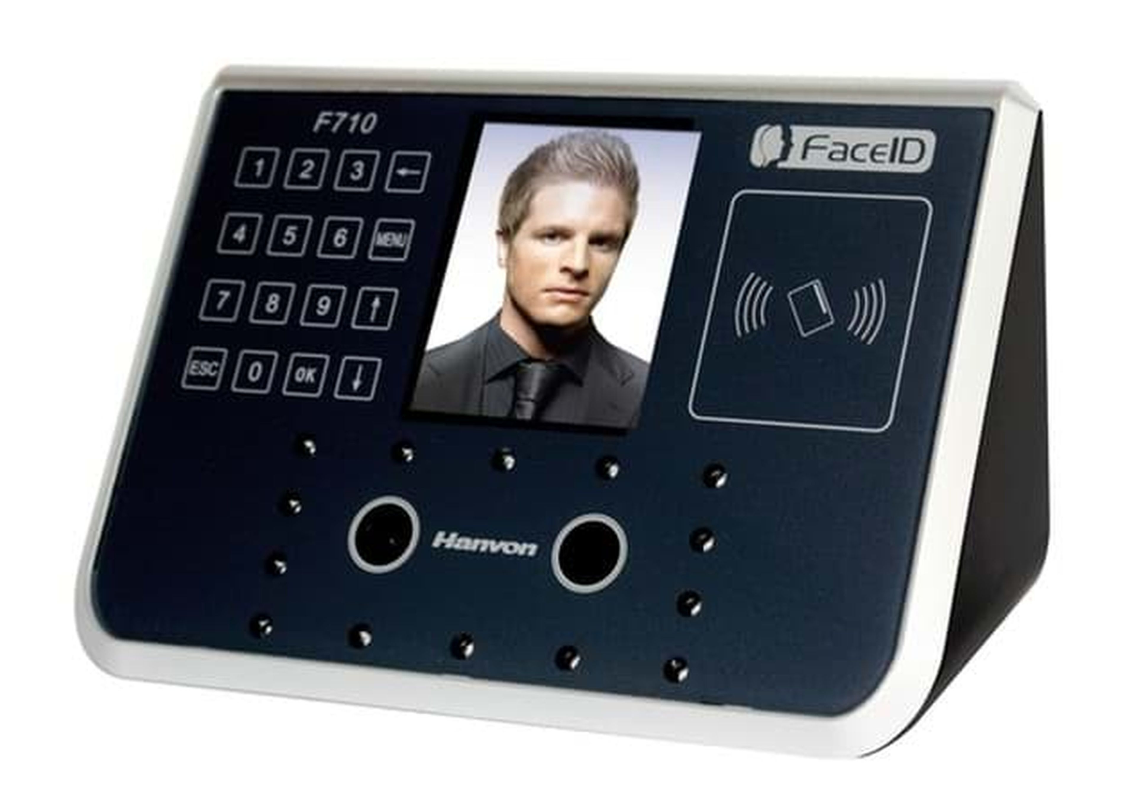 Dispositivo de reconocimiento facial de la empresa Hanvon que utiliza el instituto Enric Borràs.