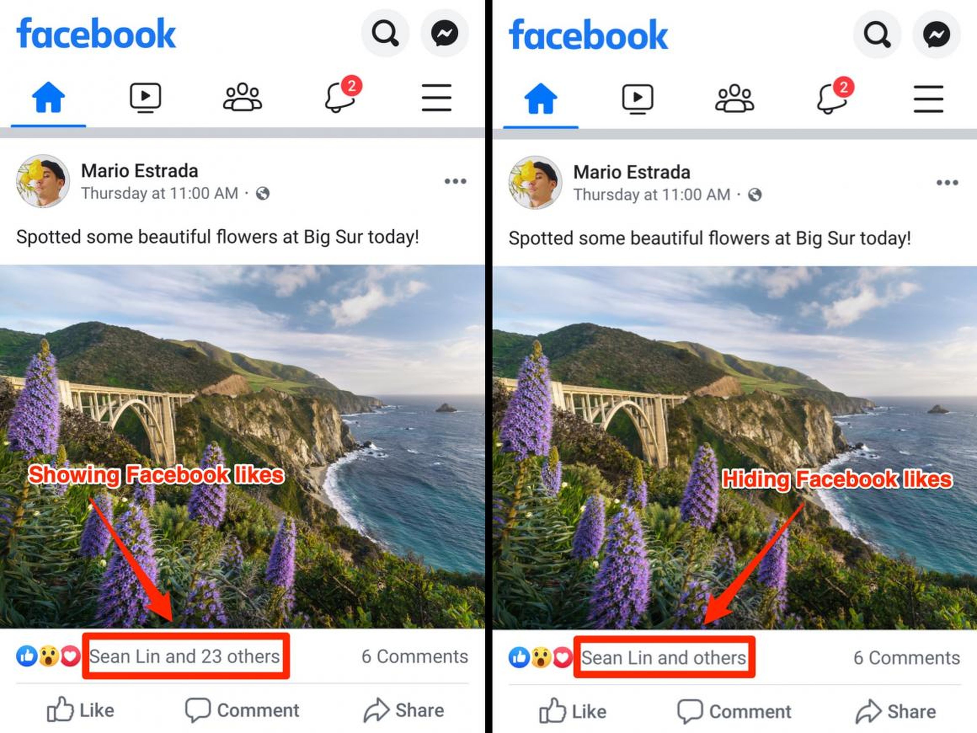 Following in the footsteps of Instagram, Facebook is testing hiding likes starting this week