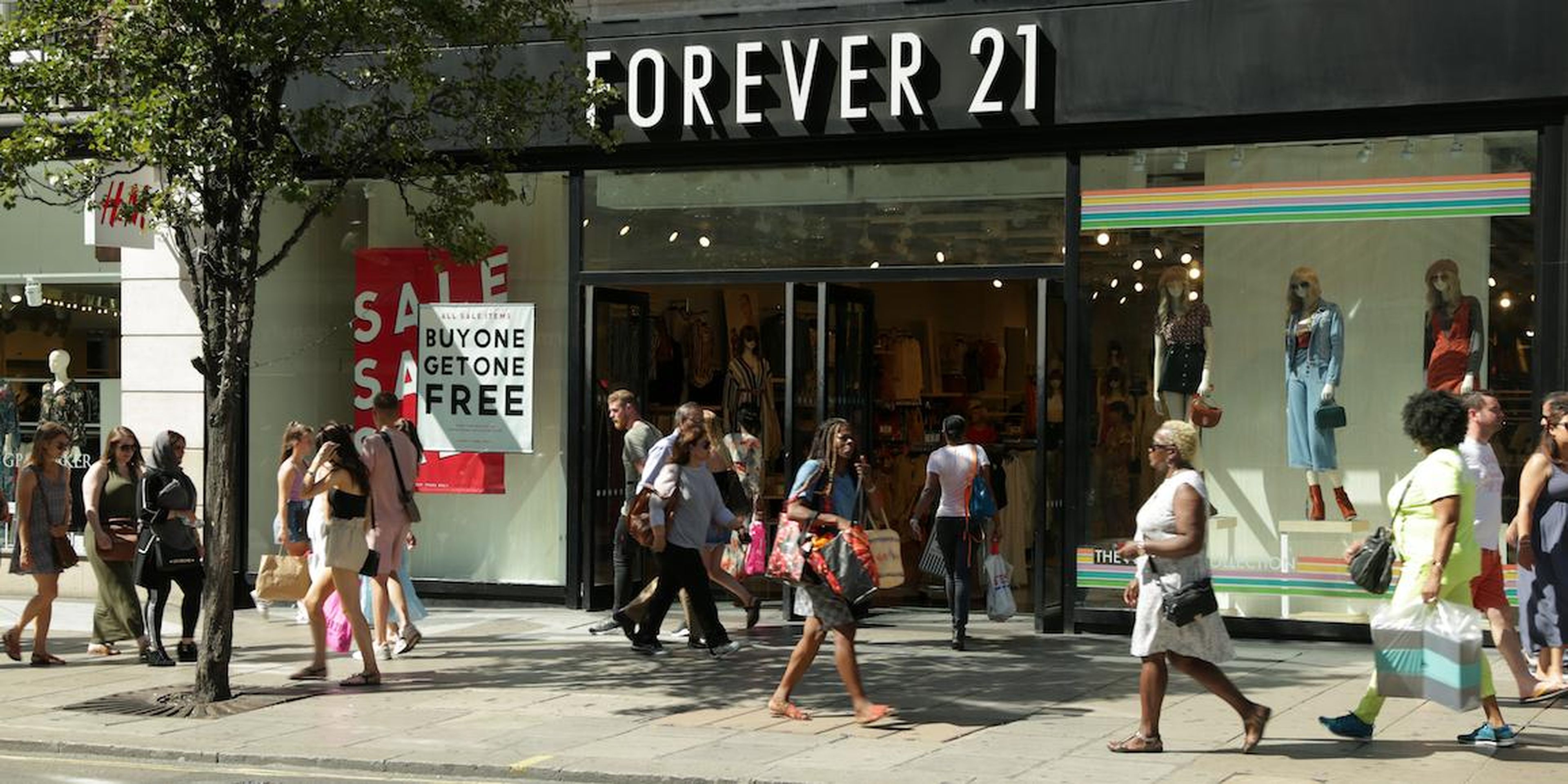 Forever 21, la tienda americana de ropa, se declara en bancarrota Business Insider España