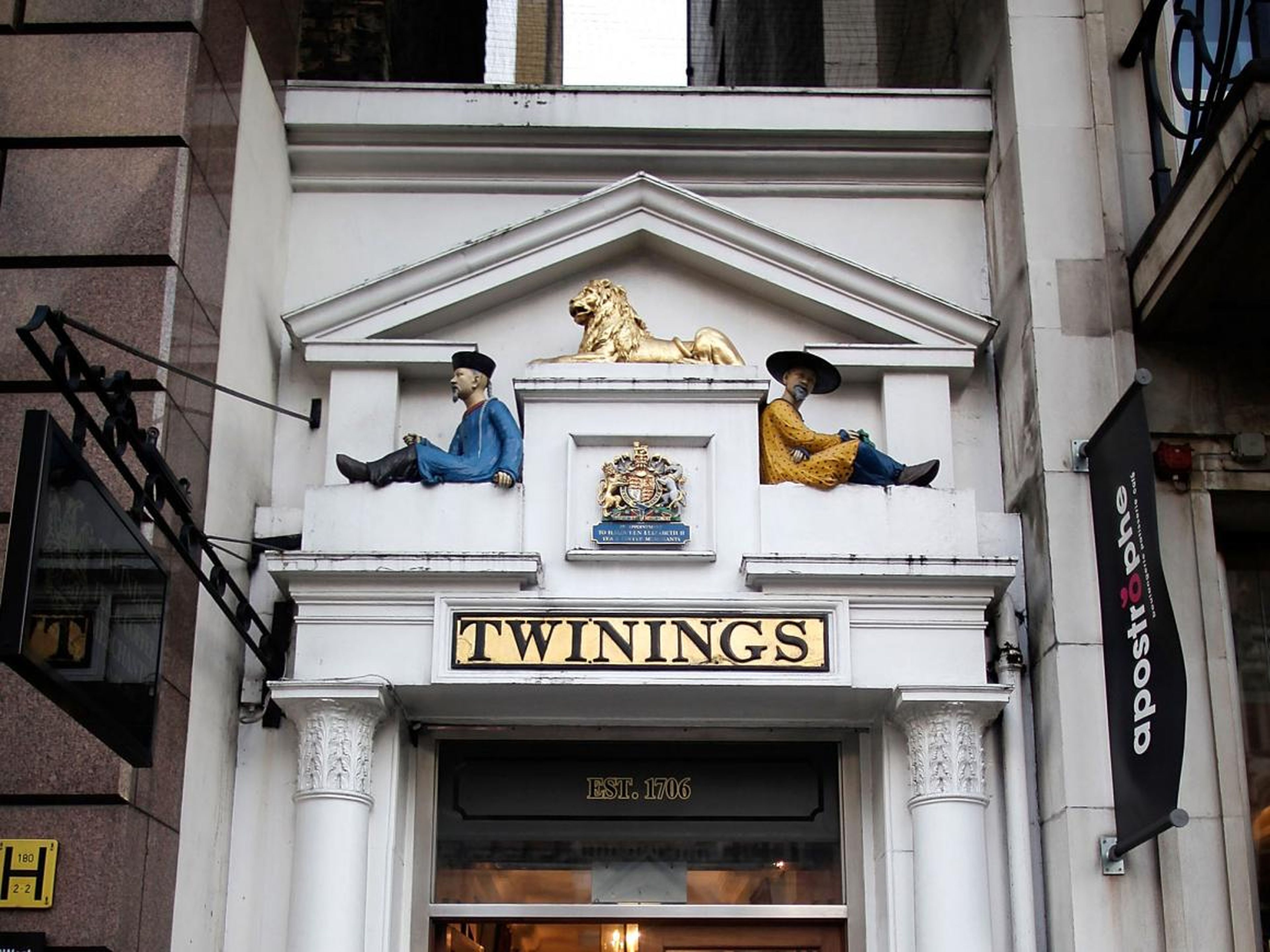 Fundada en 1706 — Twinings Tea en Londres, Inglaterra