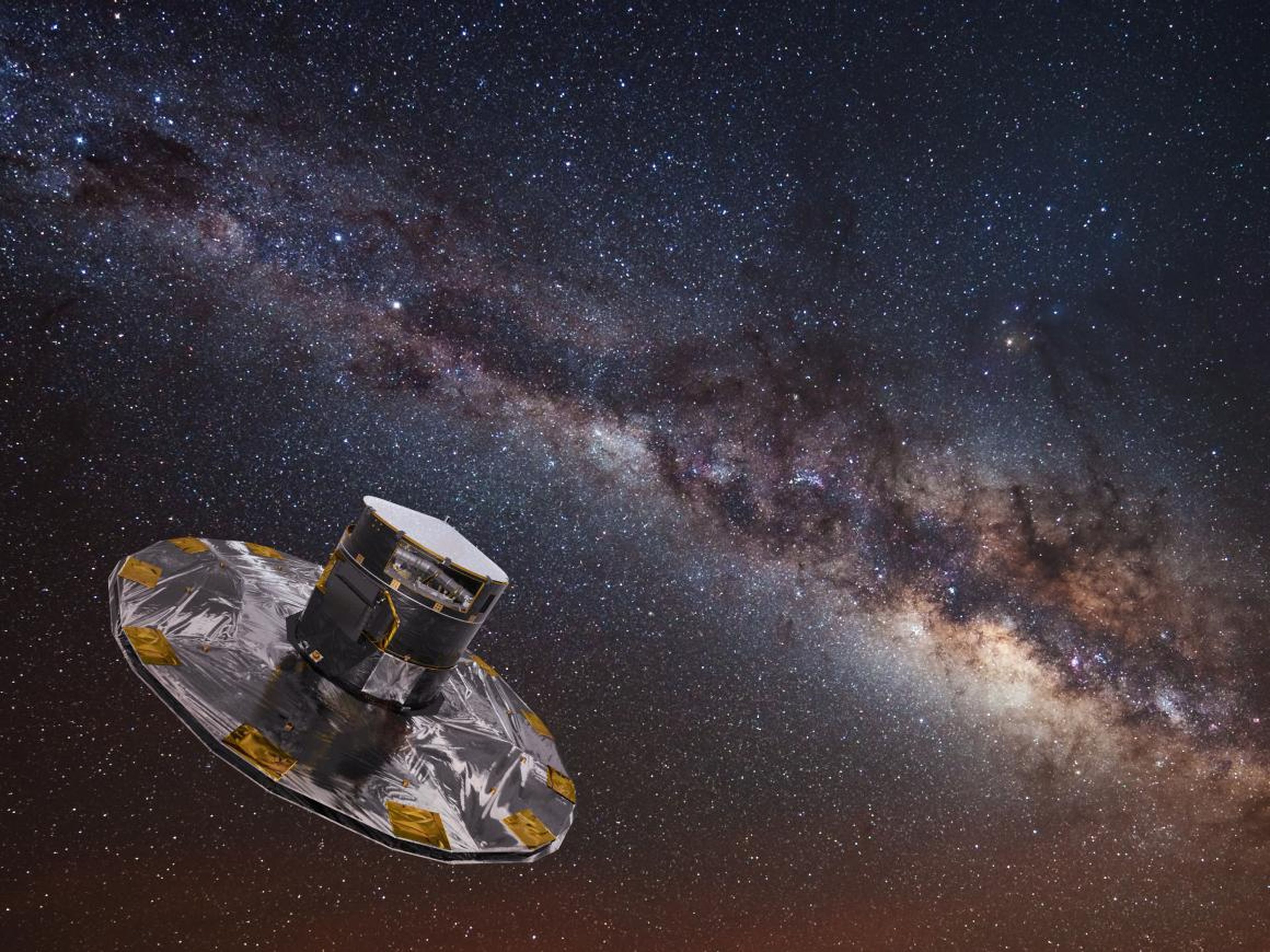 La nave espacial Gaia traza mapas de las estrellas de la Vía Láctea.