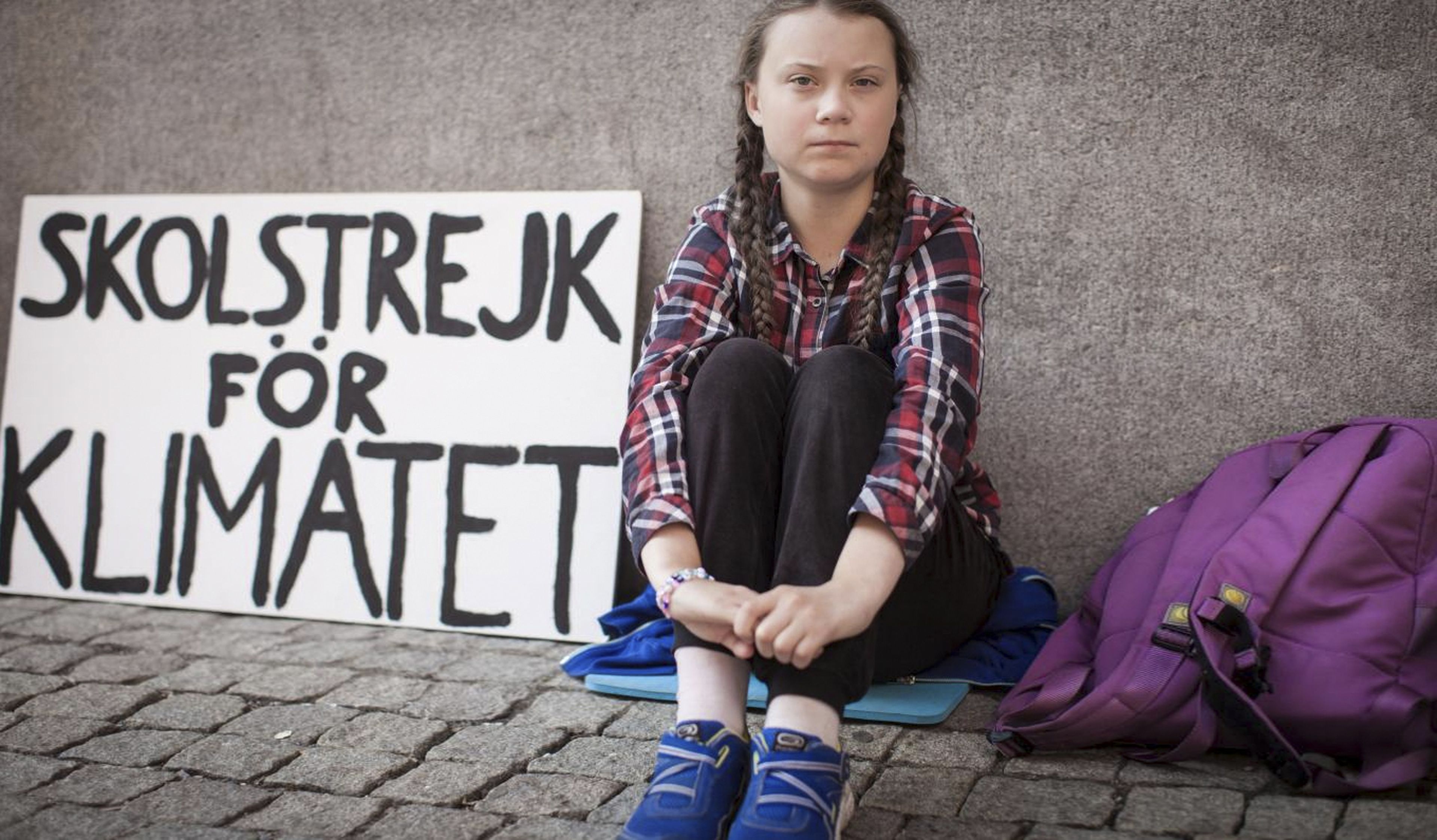 Greta Thunberg, una sueca de 16 años, se ha convertido en la cara del activismo por el cambio climático.