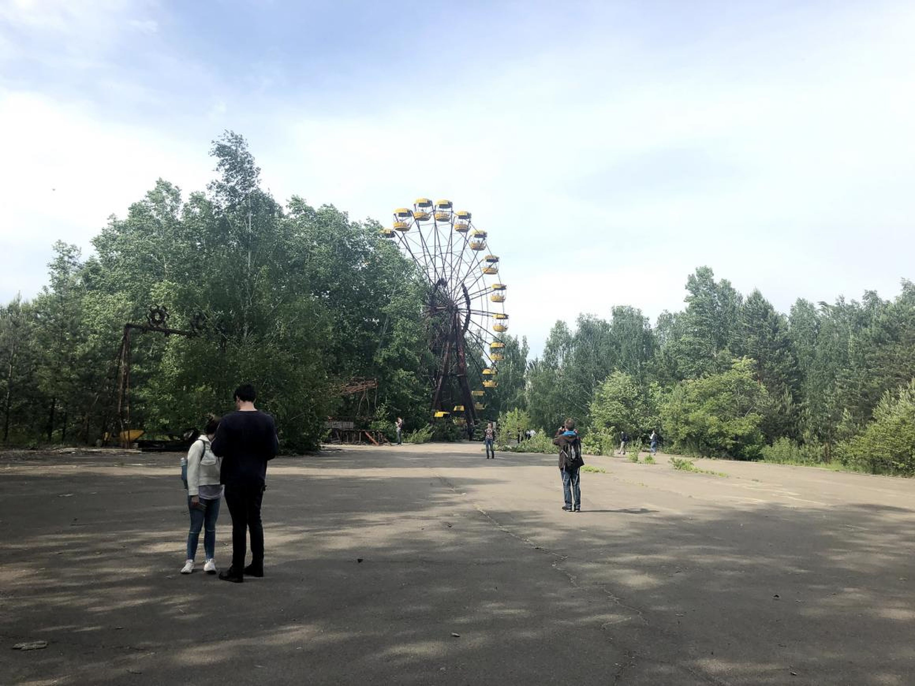 l parque de atracciones en Pripyat.