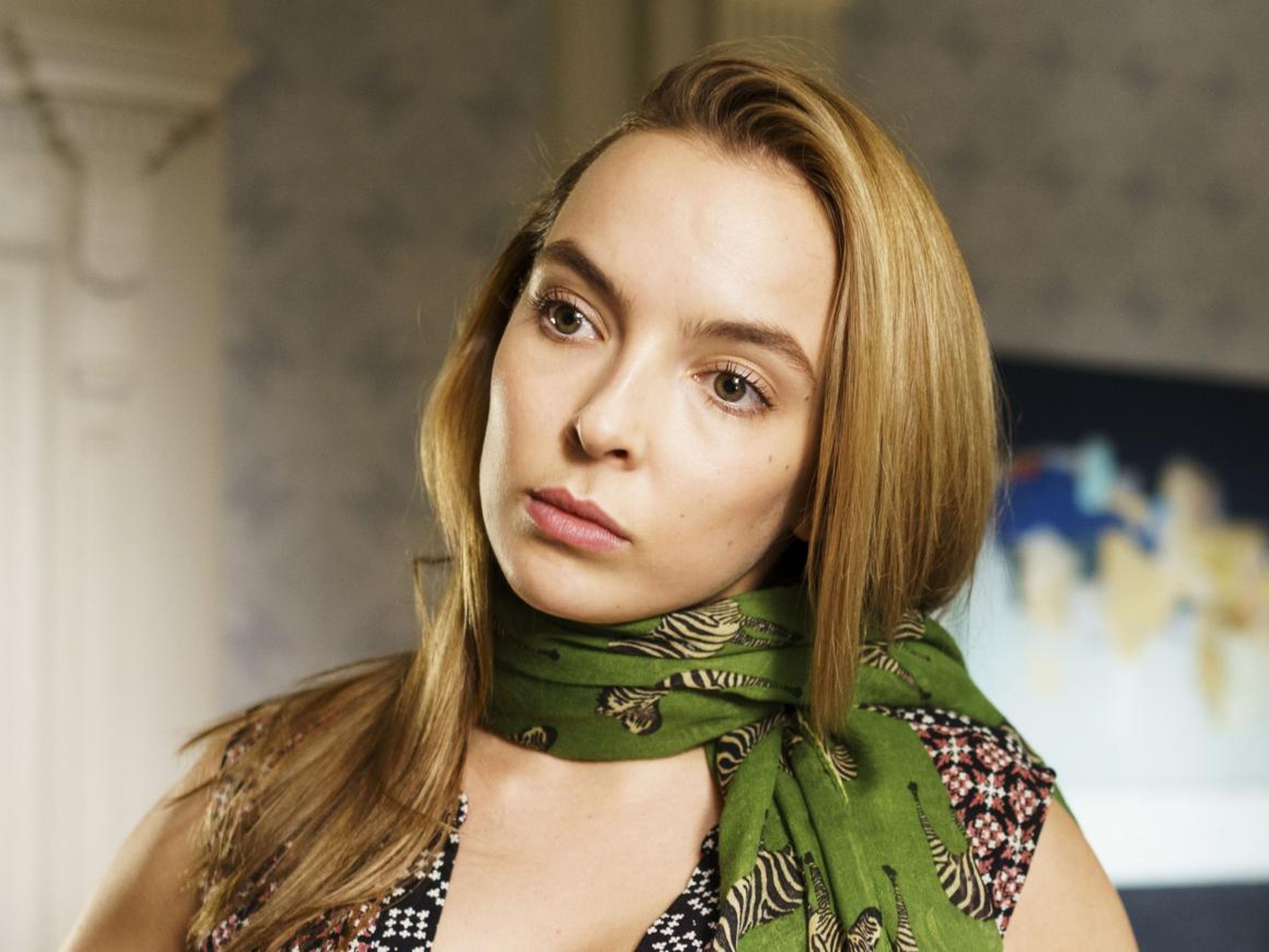 Jodie Comer on "Killing Eve."