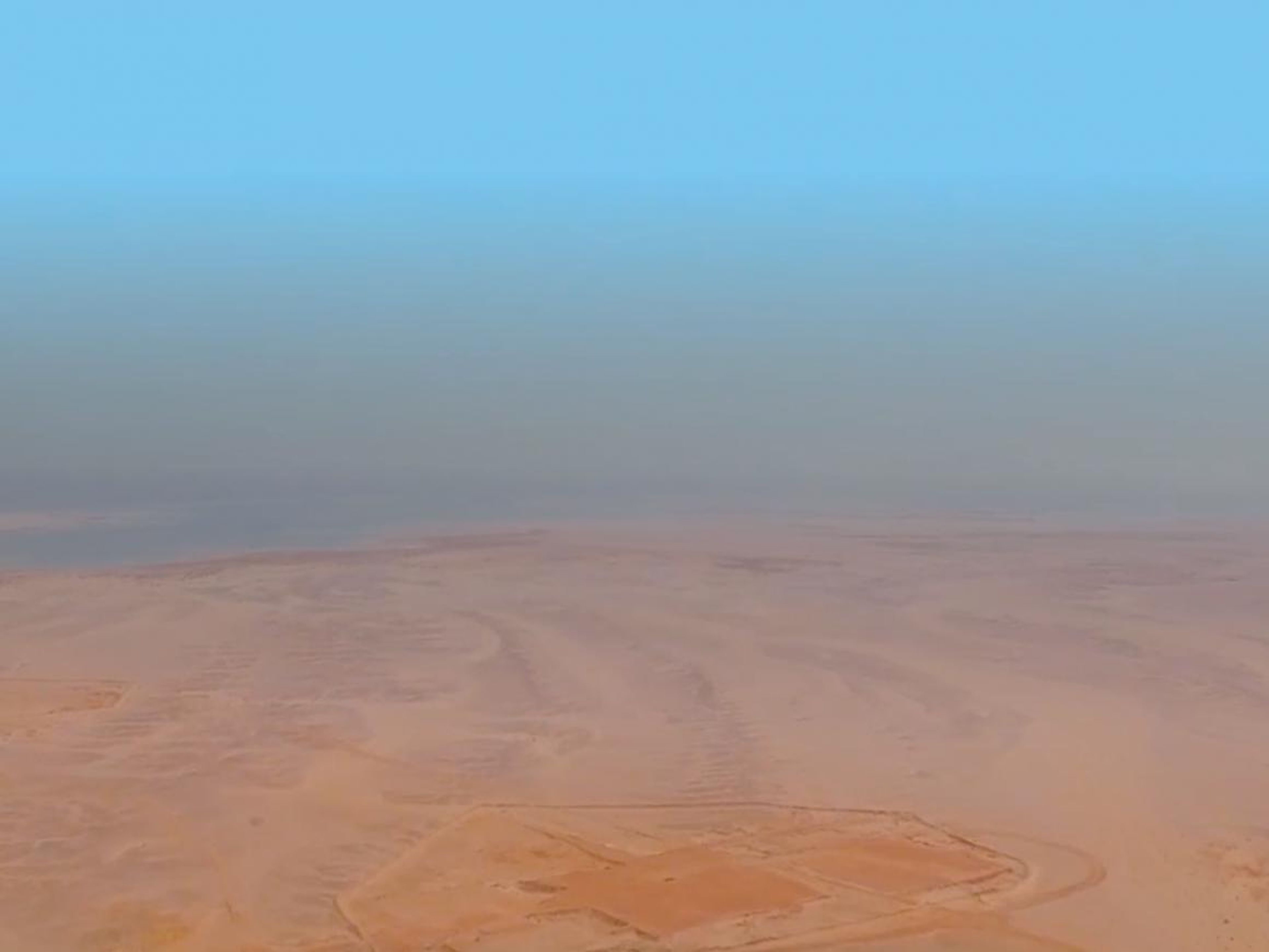 El sitio desértico en la provincia de Tabuk que albergará a Neom.