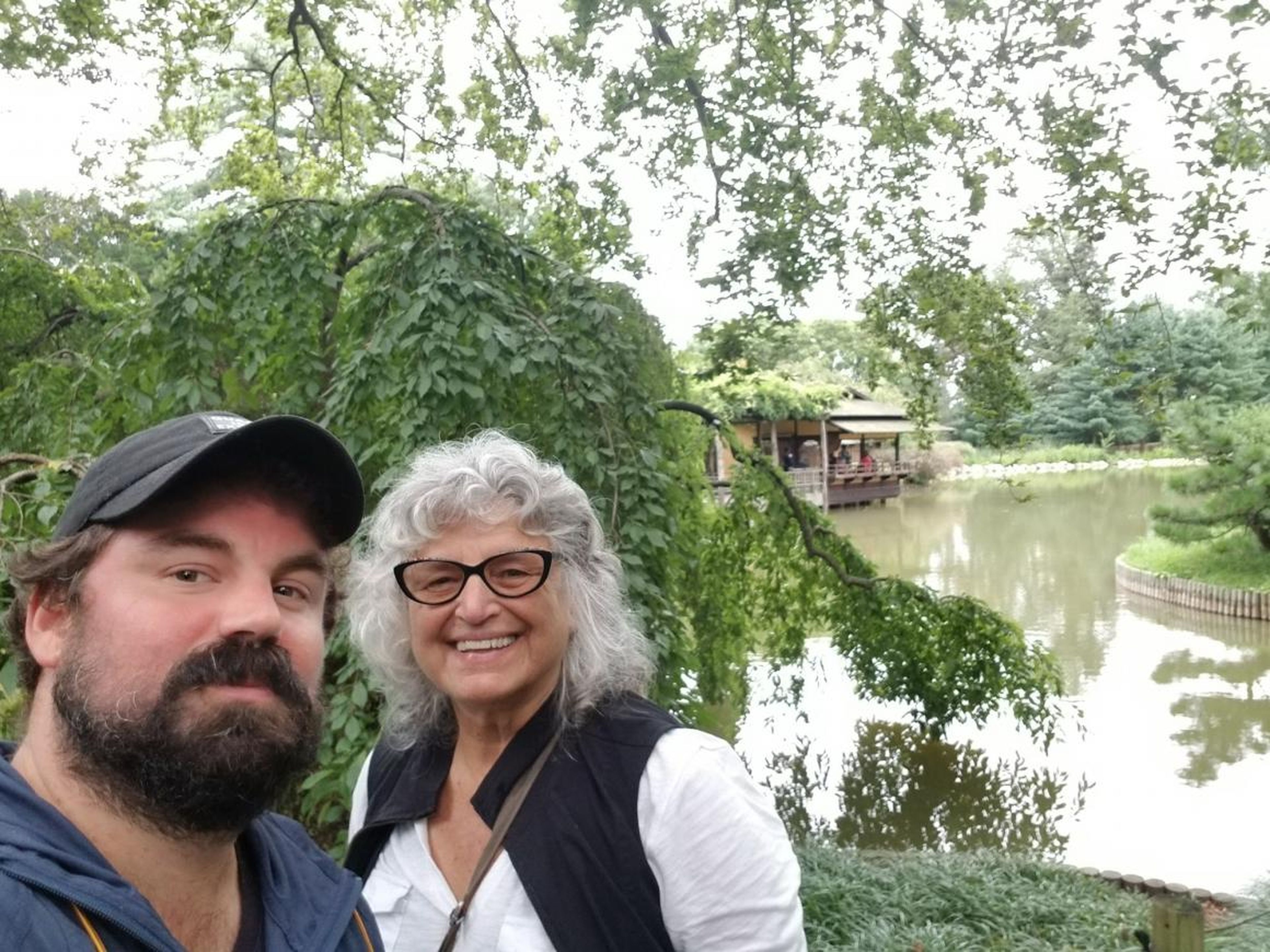 At noon, Sabatier and Robin take advantage of the nice weather and head to Brooklyn Botanical Garden, where Sabatier is a member. "This is one of my favorite places on earth," he said.