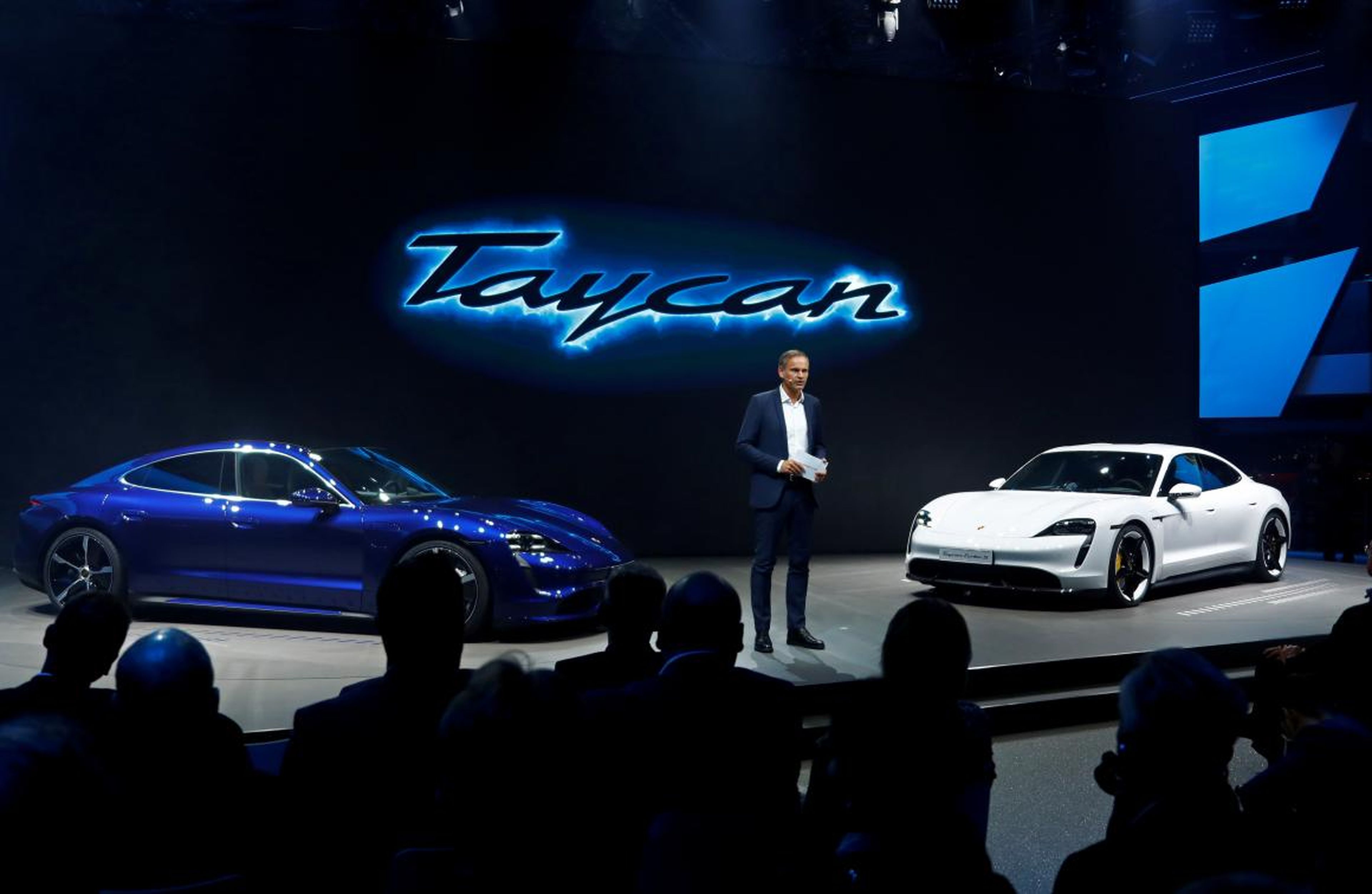Porsche's hotly expected Taycan all-electric sedan was revealed at three different locations prior to Frankfurt, but Frankfurt attendees saw the innovative machine on the show floor. It should be the star of the Porsche booth.