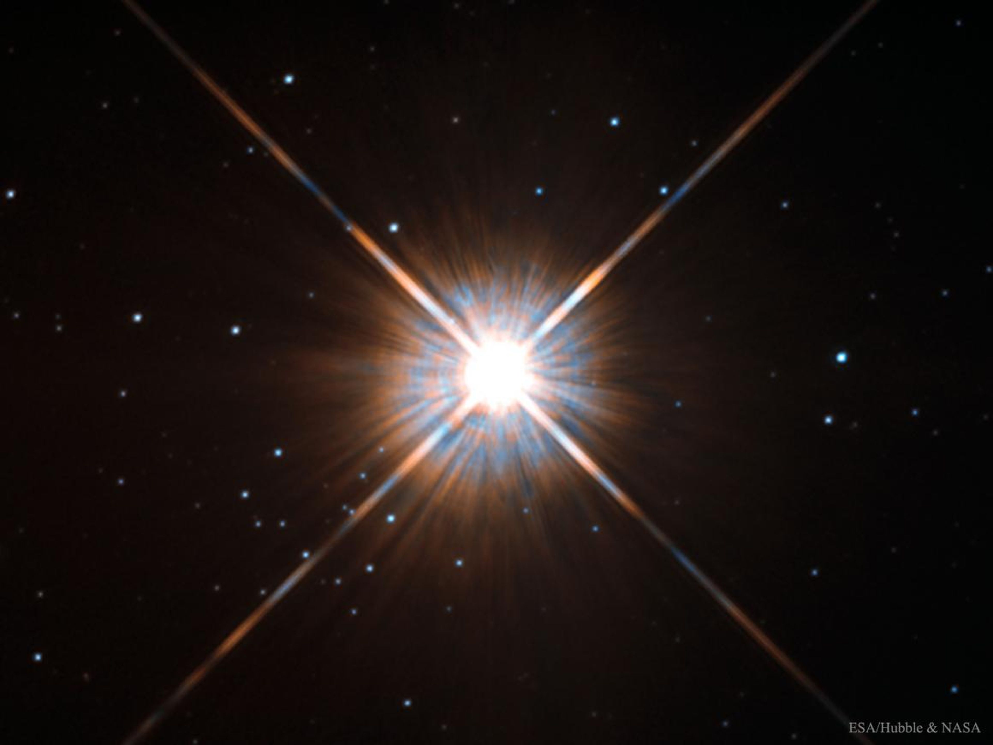 Próxima Centauri, la estrella más cercana a nuestro sol, está a 4,25 años luz de la Tierra..