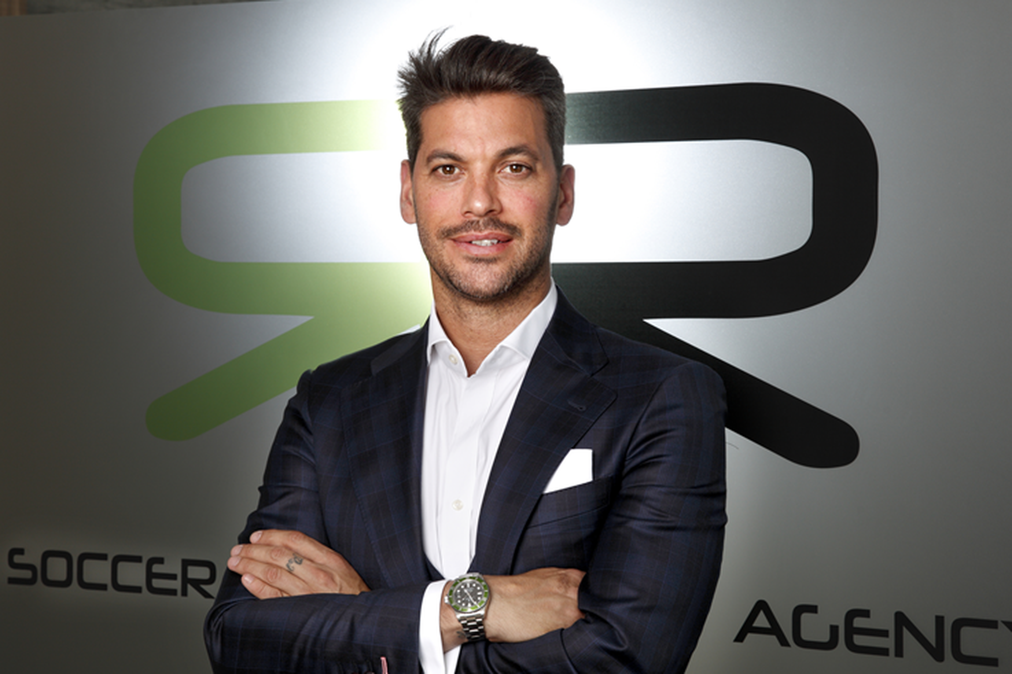 René Ramos, hermano del futbolista y CEO de RR Soccer Agency.