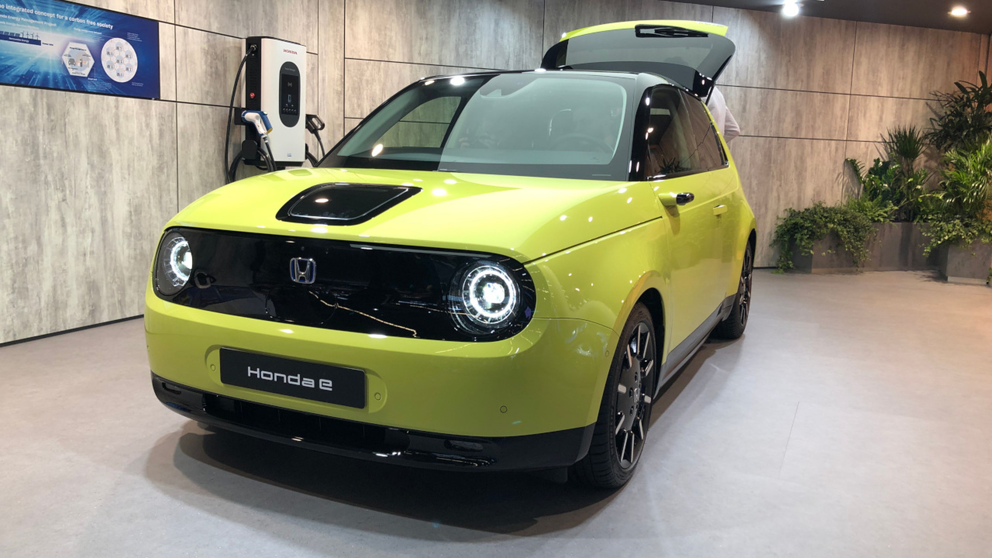 El eléctrico urbano Honda e también fue presentado en el Salón de Frankfurt 2019.