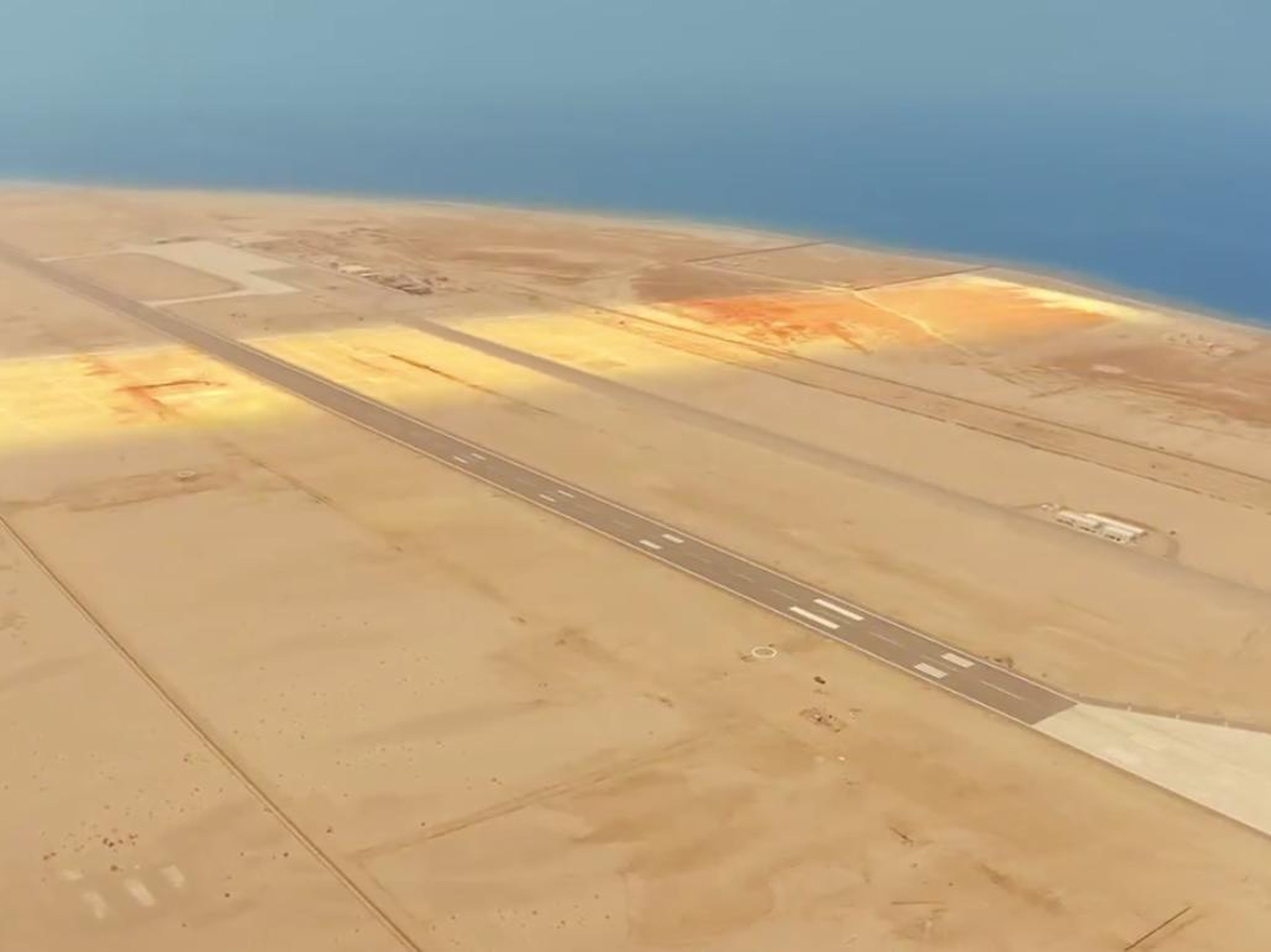 El aeropuerto de Neom se está construyendo como parte de la fase 1.