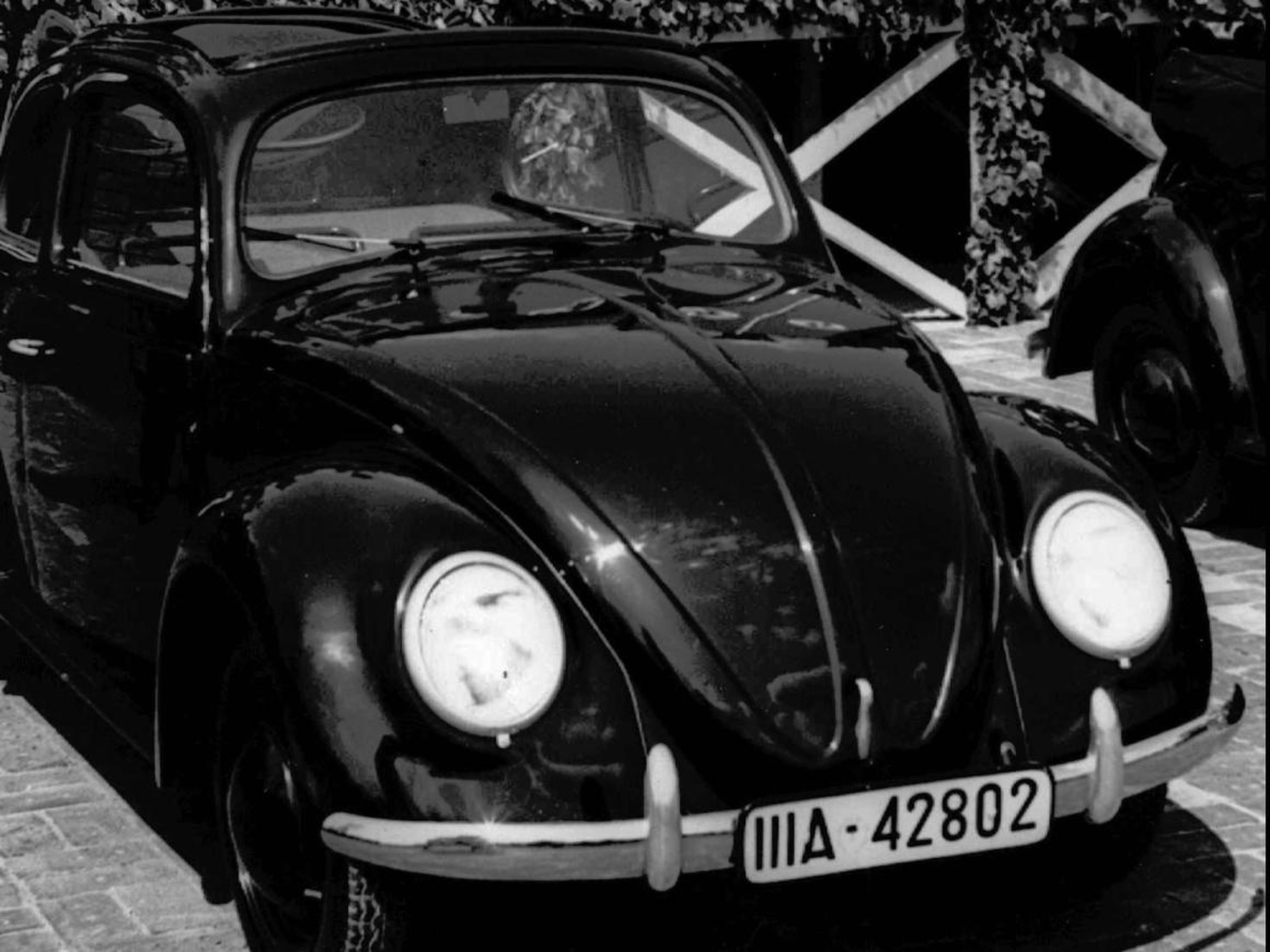 Una foto del famoso Beatle de Volkswagen.