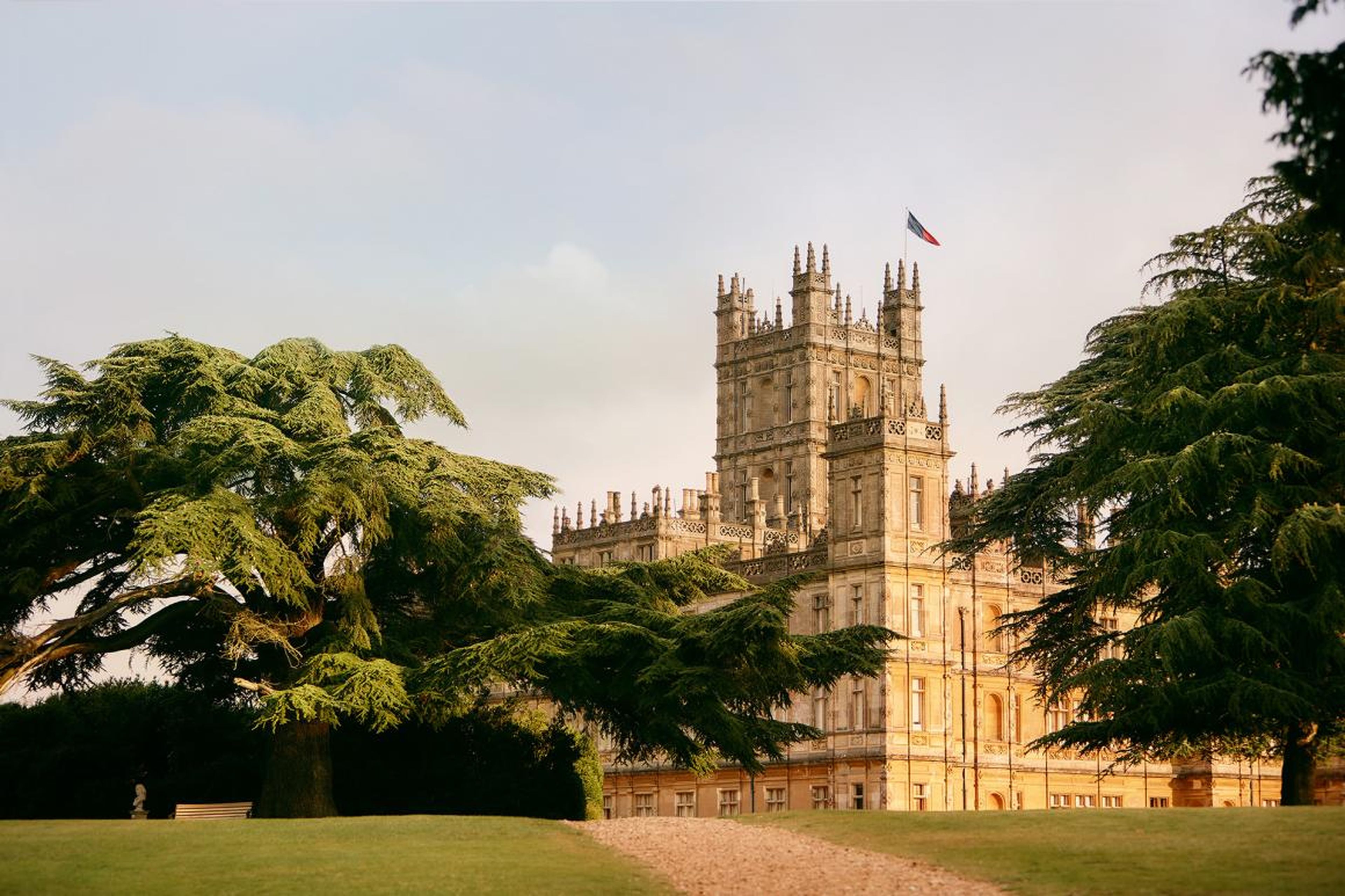 Dos superfans pasarán la noche en el emblemático castillo de "Downton Abbey".