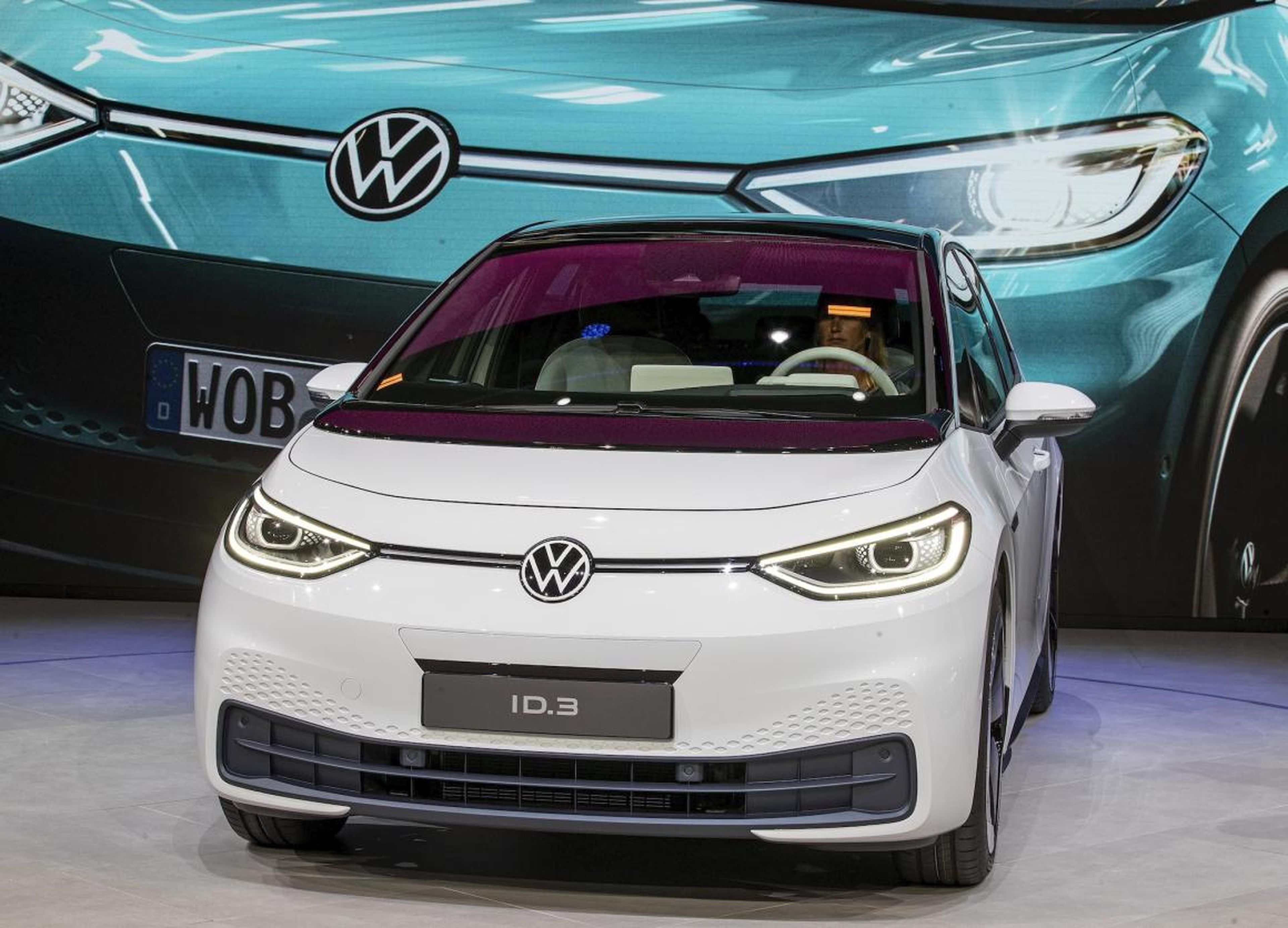 Volkswagen was proud to show its new ID.3, calling it an electric-car for the masses.