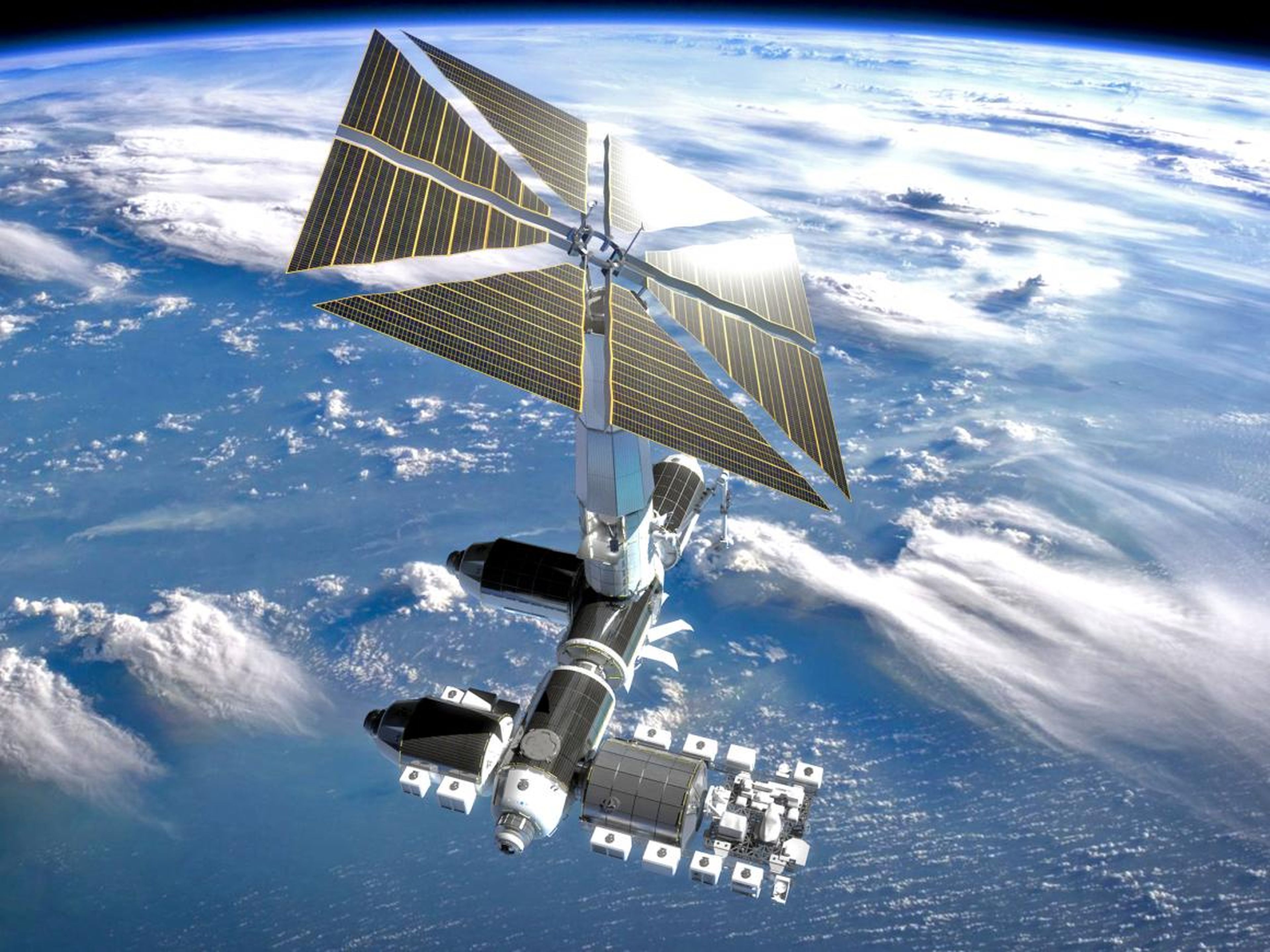 Estación espacial privada de Axiom que sustituiría a la EEI.