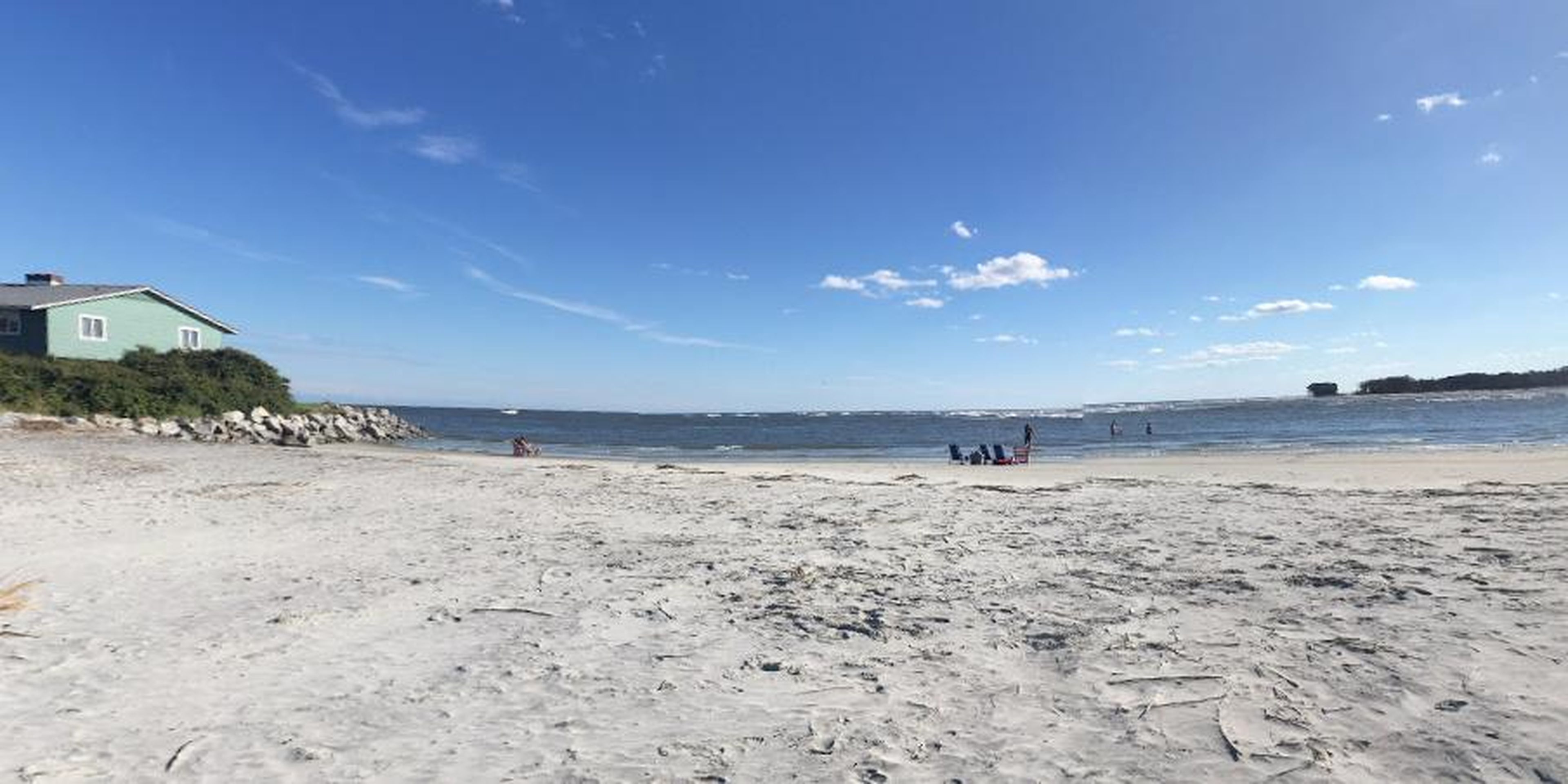 Una playa en Fripp Island en el condado de Beaufort, Carolina del Sur, Estados Unidos.