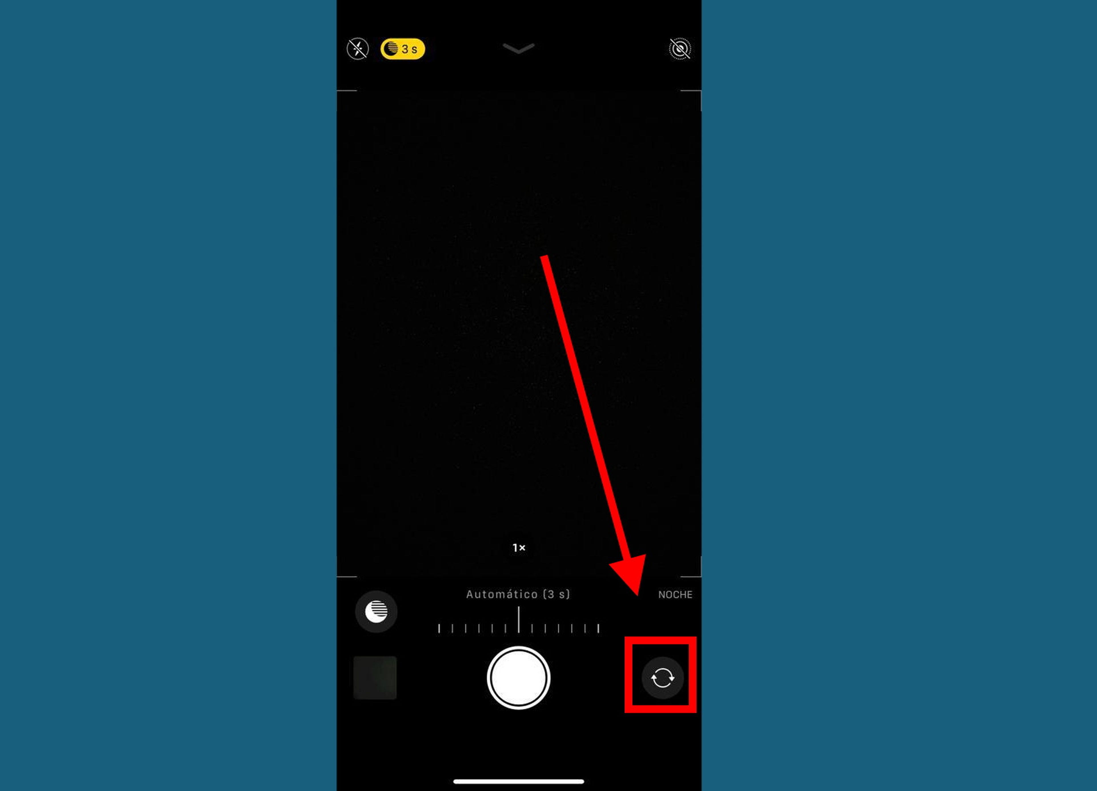 Cómo arreglar la cámara del iPhone a través de la aplicación de la cámara