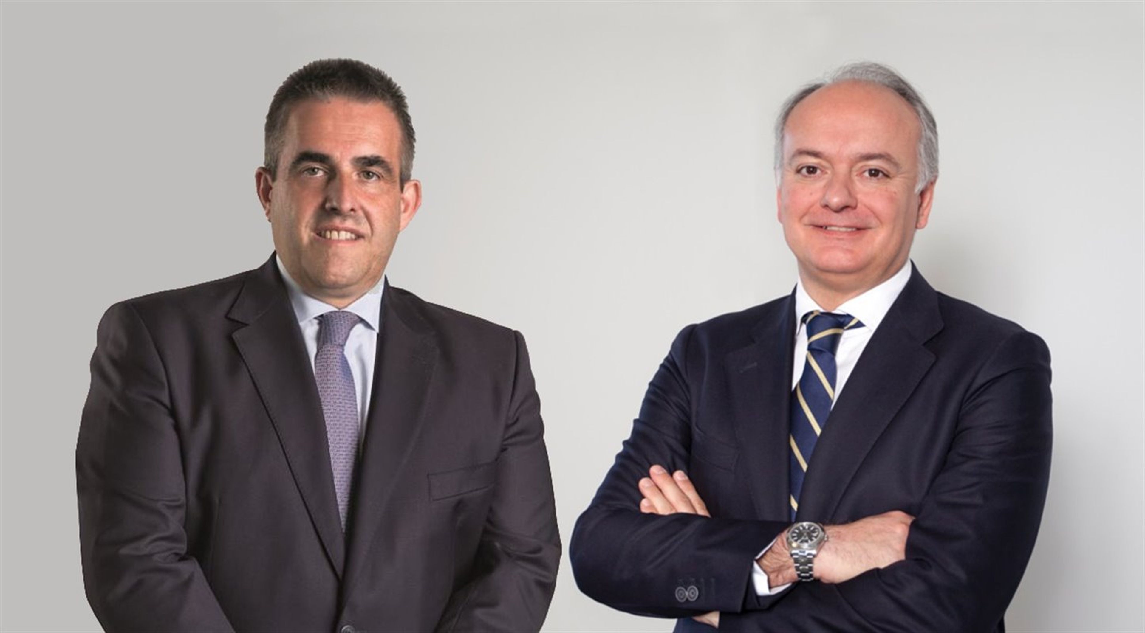Víctor del Pozo, consejero delegado de El Corte Inglés, y Javier Catena, responsable de la nueva unidad de negocio de Real Estate.