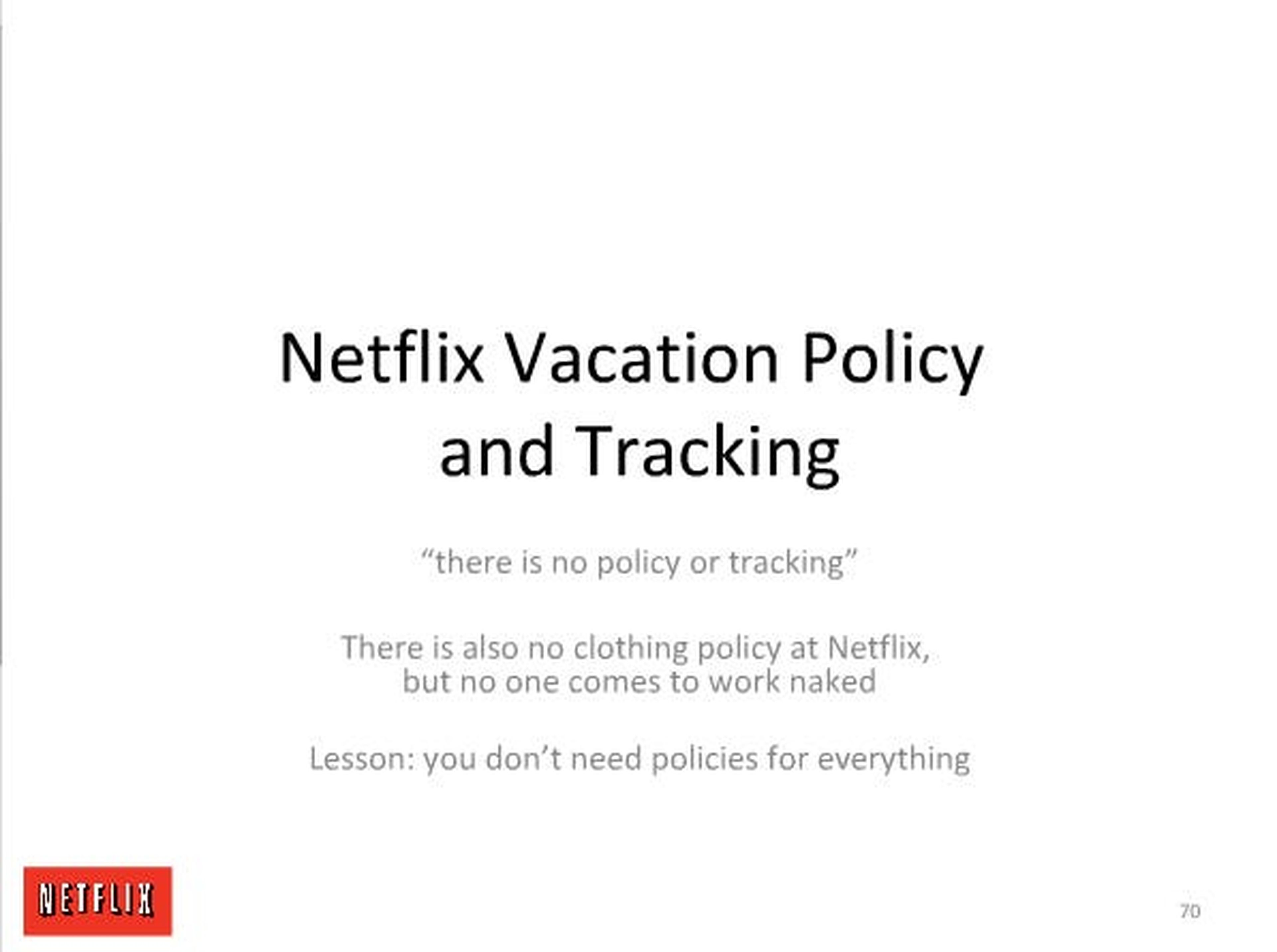 Cultura en Netflix: Vacation Policy and Tracking