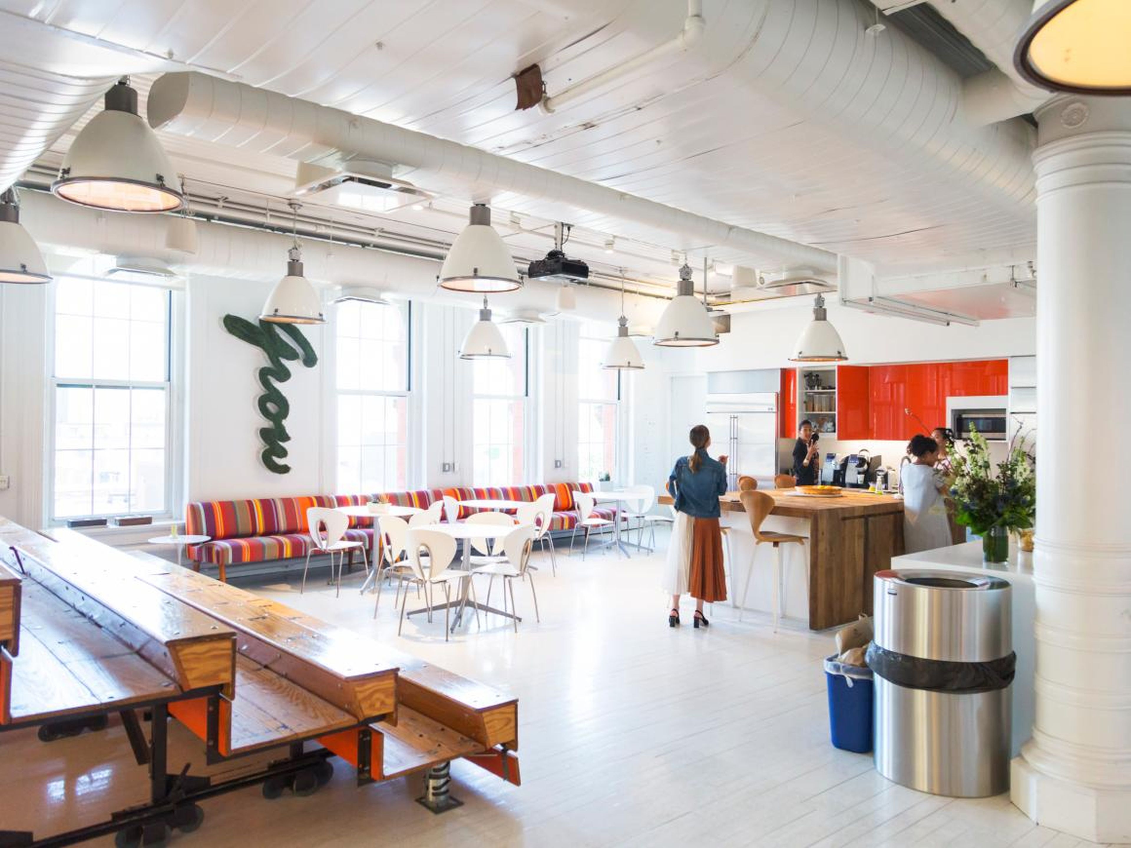 Axiom's office reinforces the company's open, innovative culture.