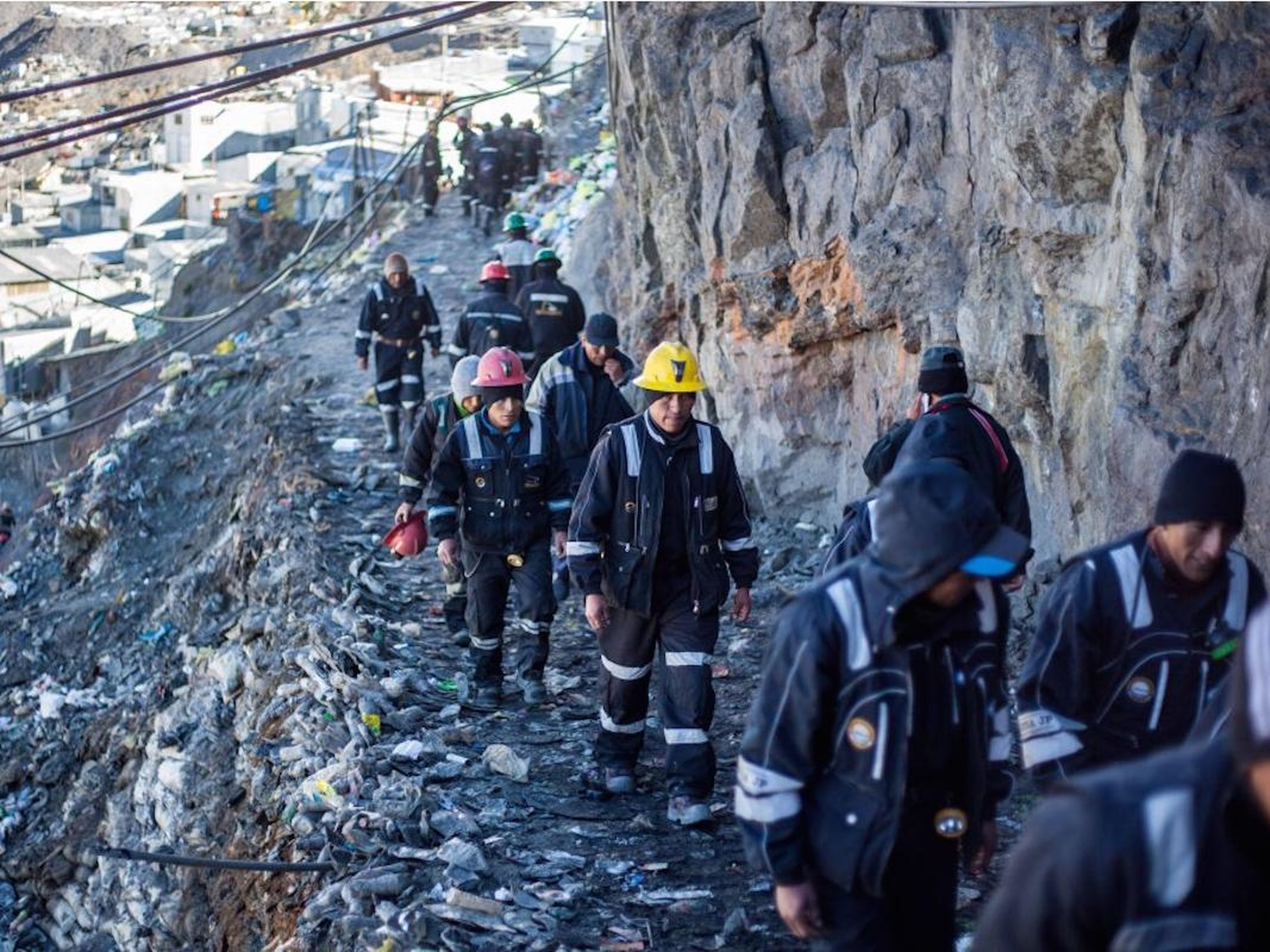 Gold has been mined in the Andes for centuries, with mining activity dating as far back as the Incas. People in La Rinconada hike for 30 minutes every day to reach the mines, which are filled with hazardous gasses, mercury,