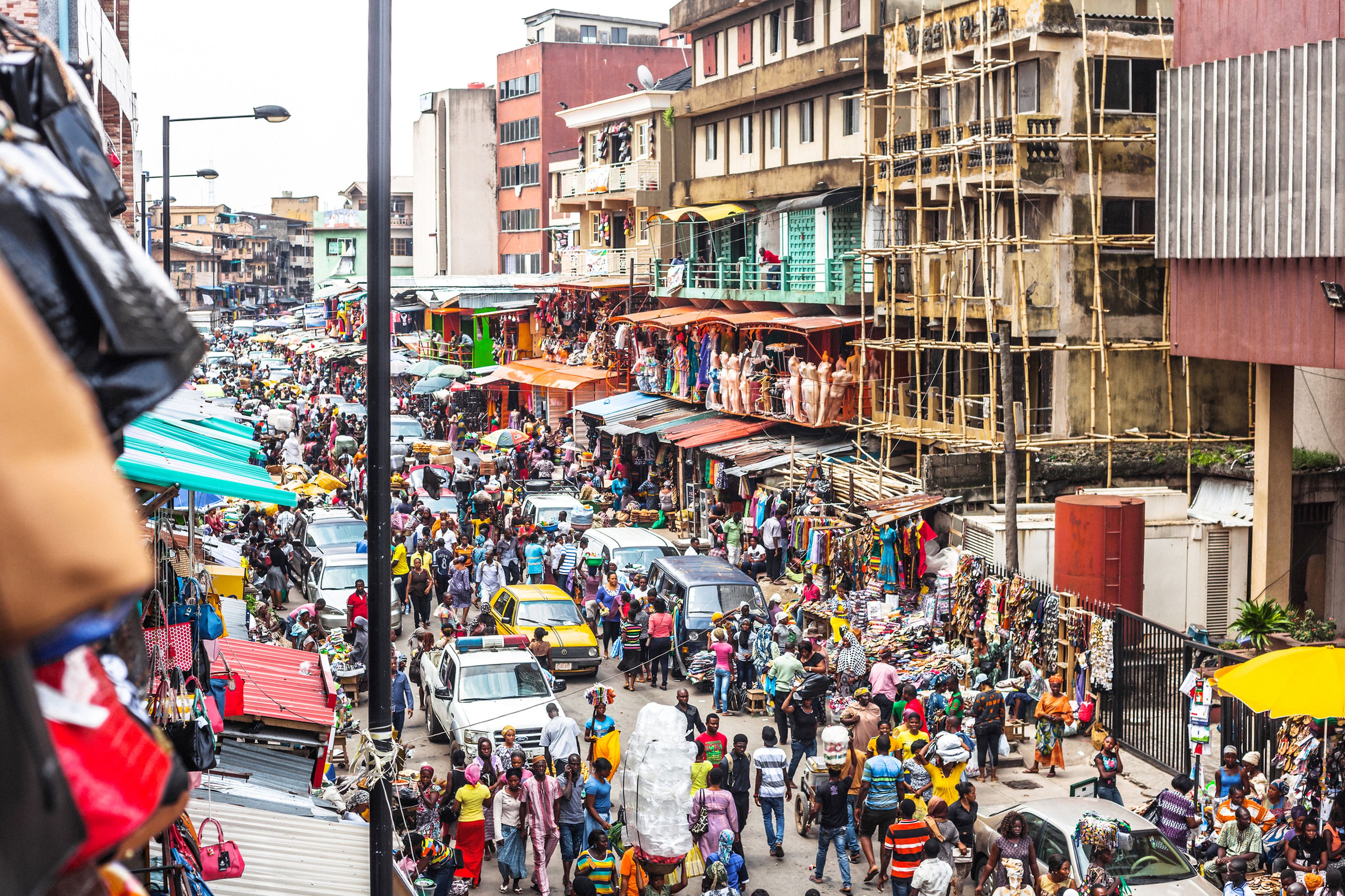 Calles de Lagos, Nigeria