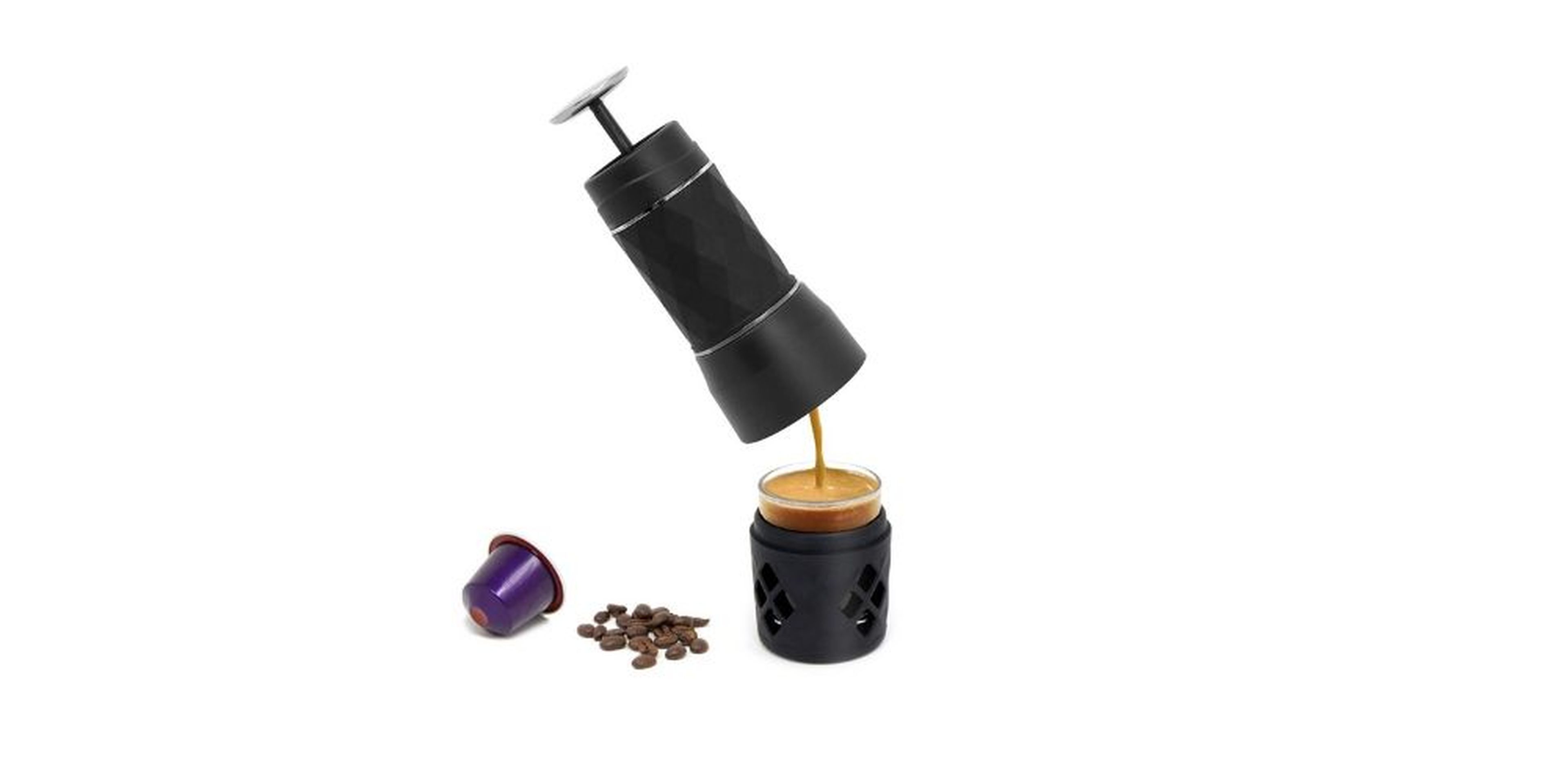 máquina de café espresso portátil compatible con cápsulas Nespresso