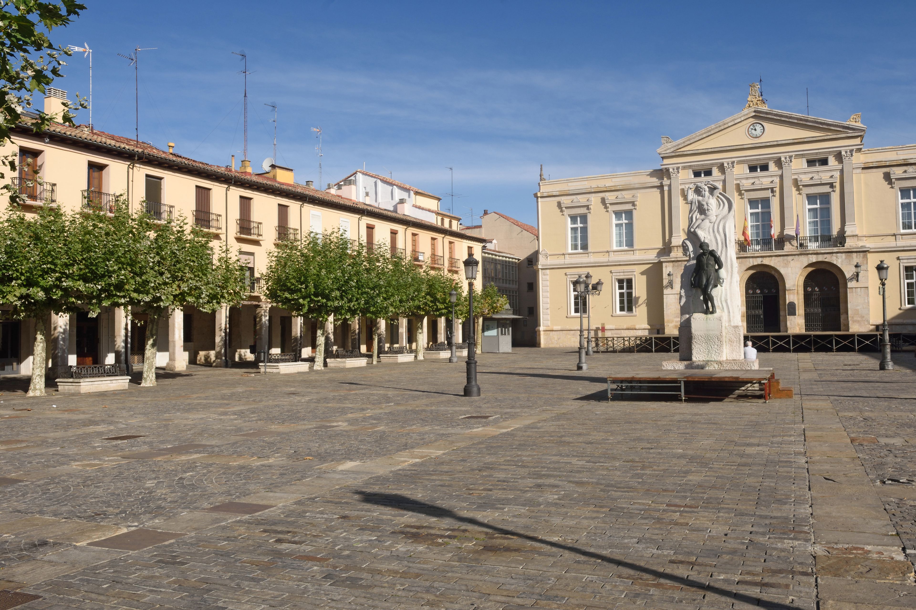 Plaza principal de Palencia.