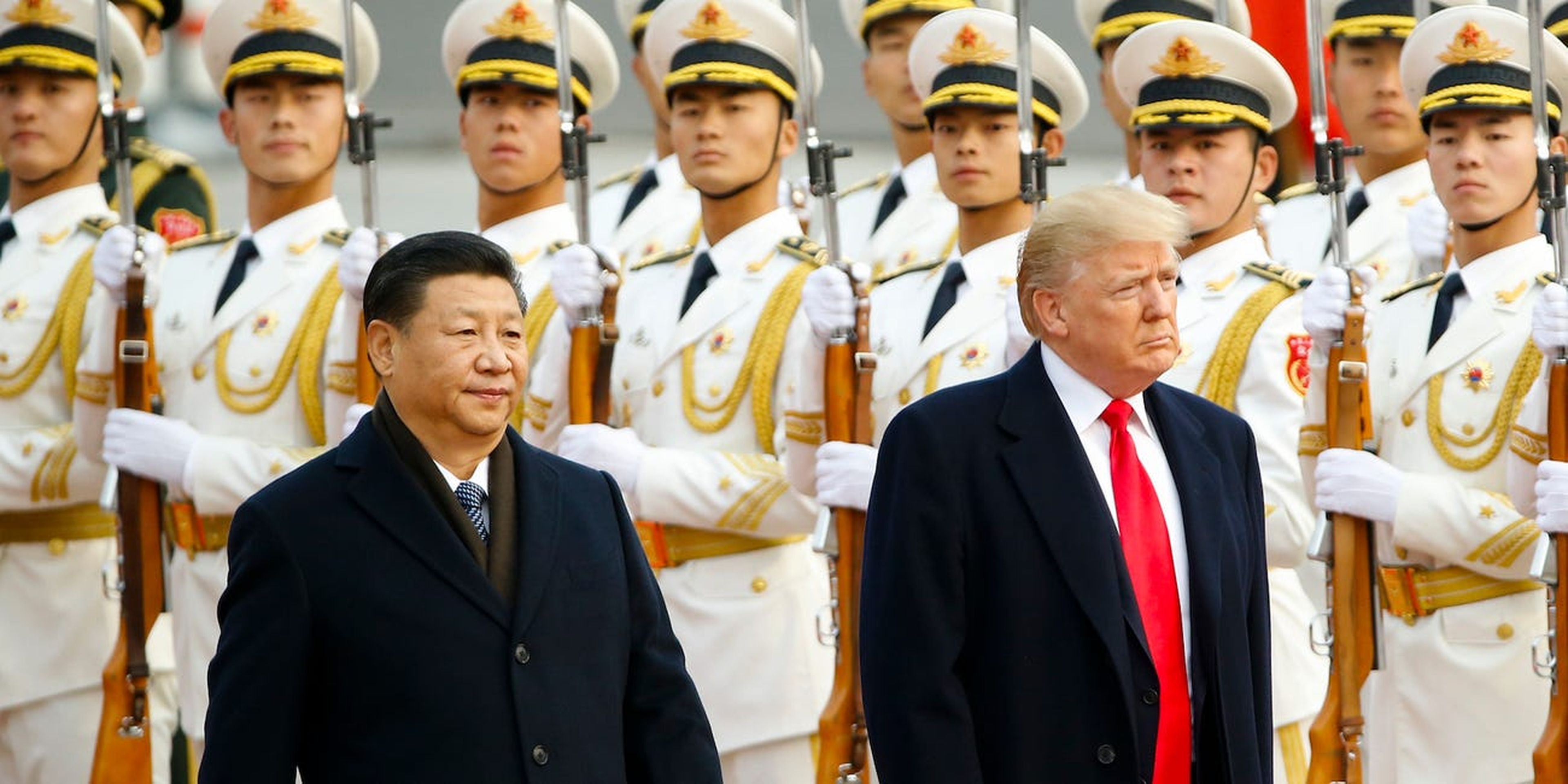 Los presidentes de China y EE.UU., Xi Jinping y Donald Trump