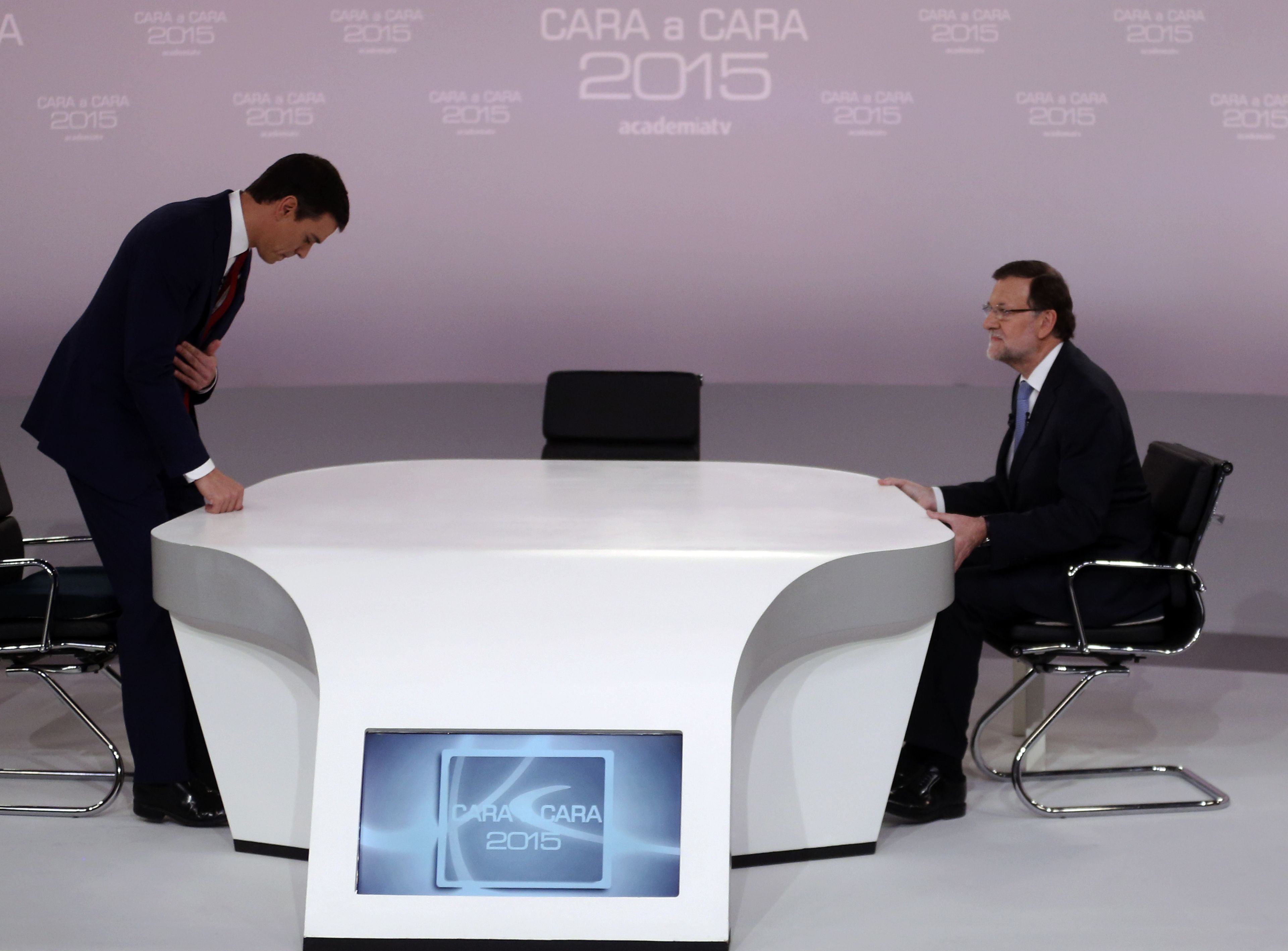 Rajoy Sánchez debate 2015