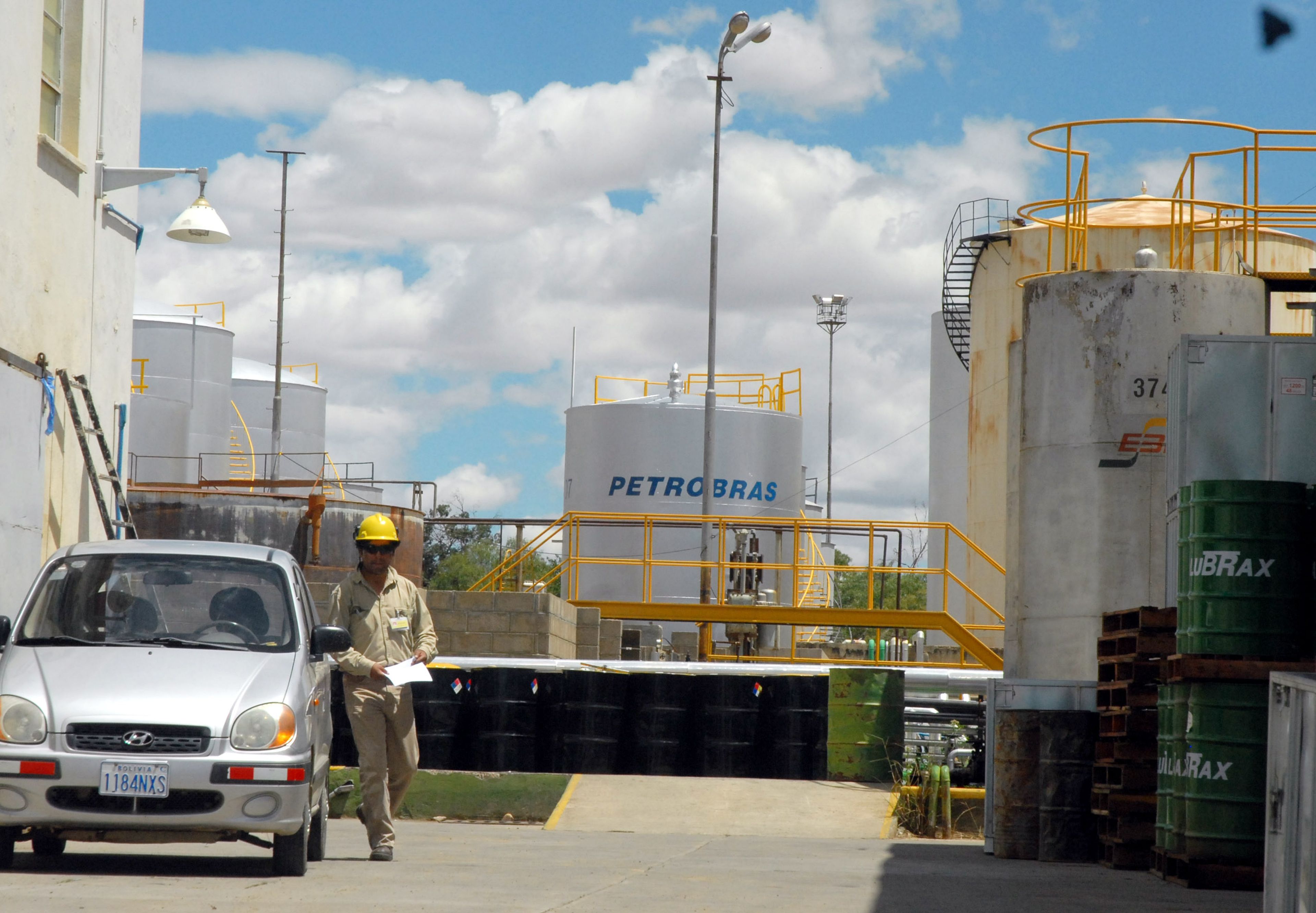 Una refinería de Petrobras en Bolivia