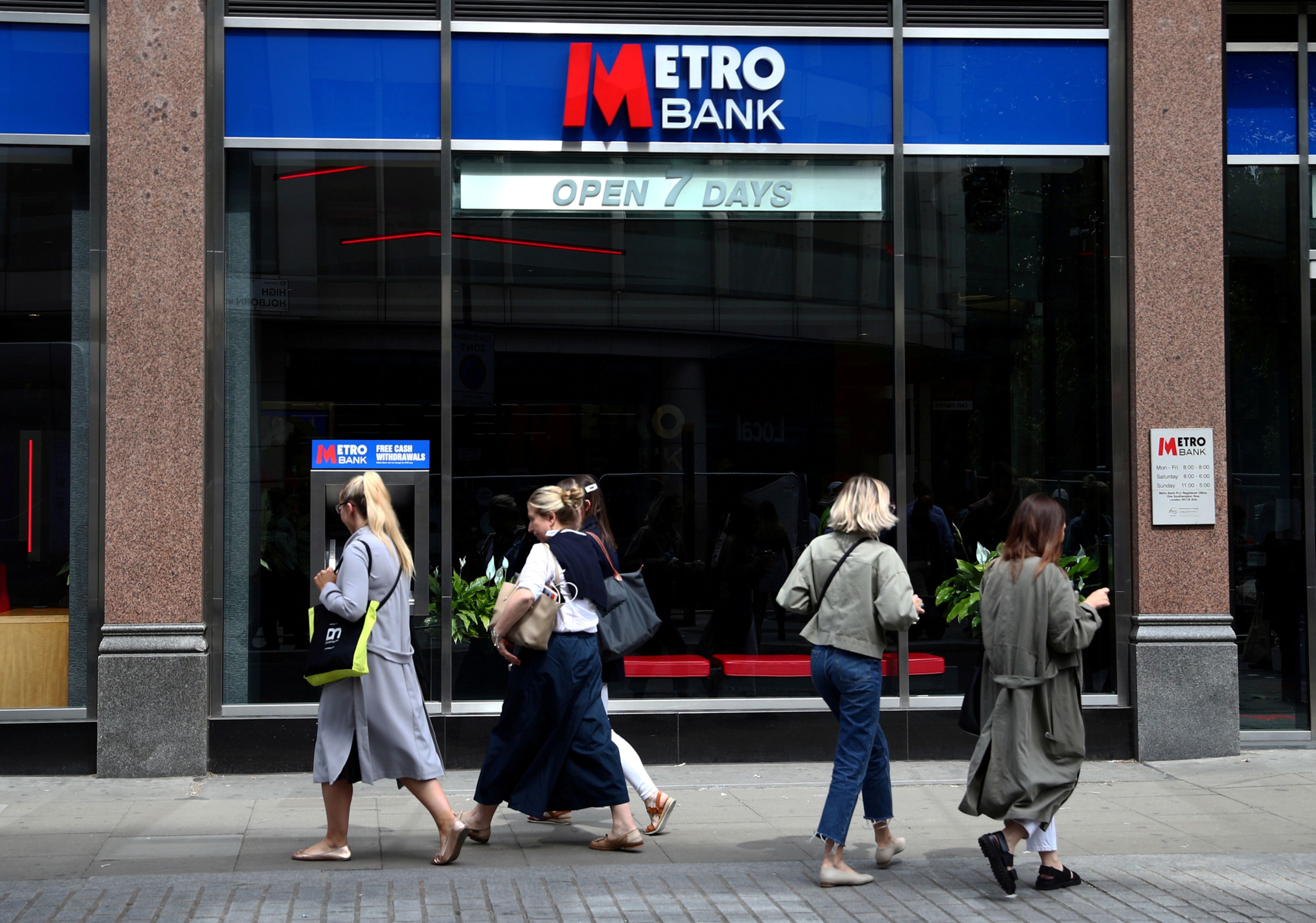 Una sucursal de Metro Bank en Londres