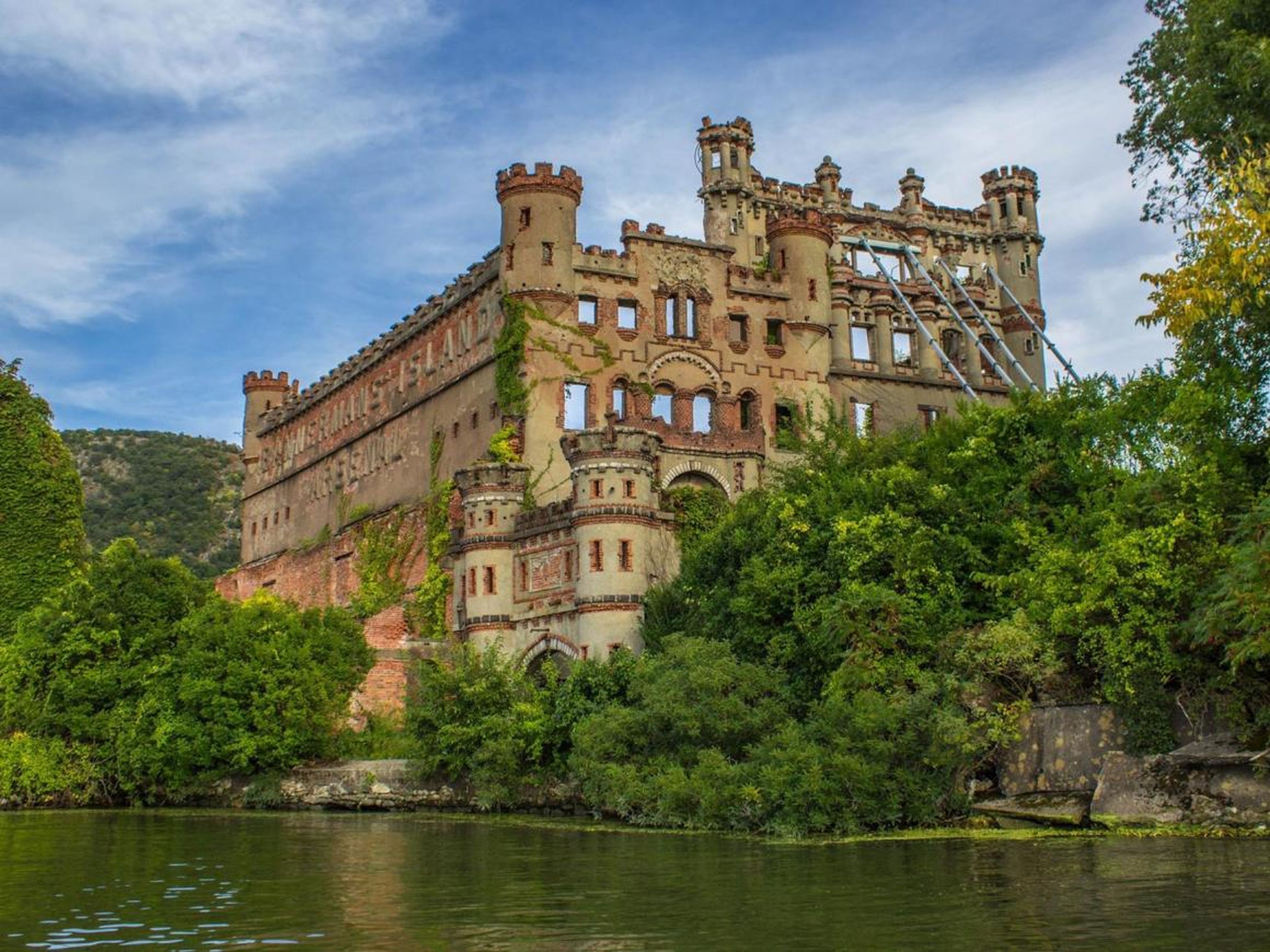 What remains of Bannerman Castle today.