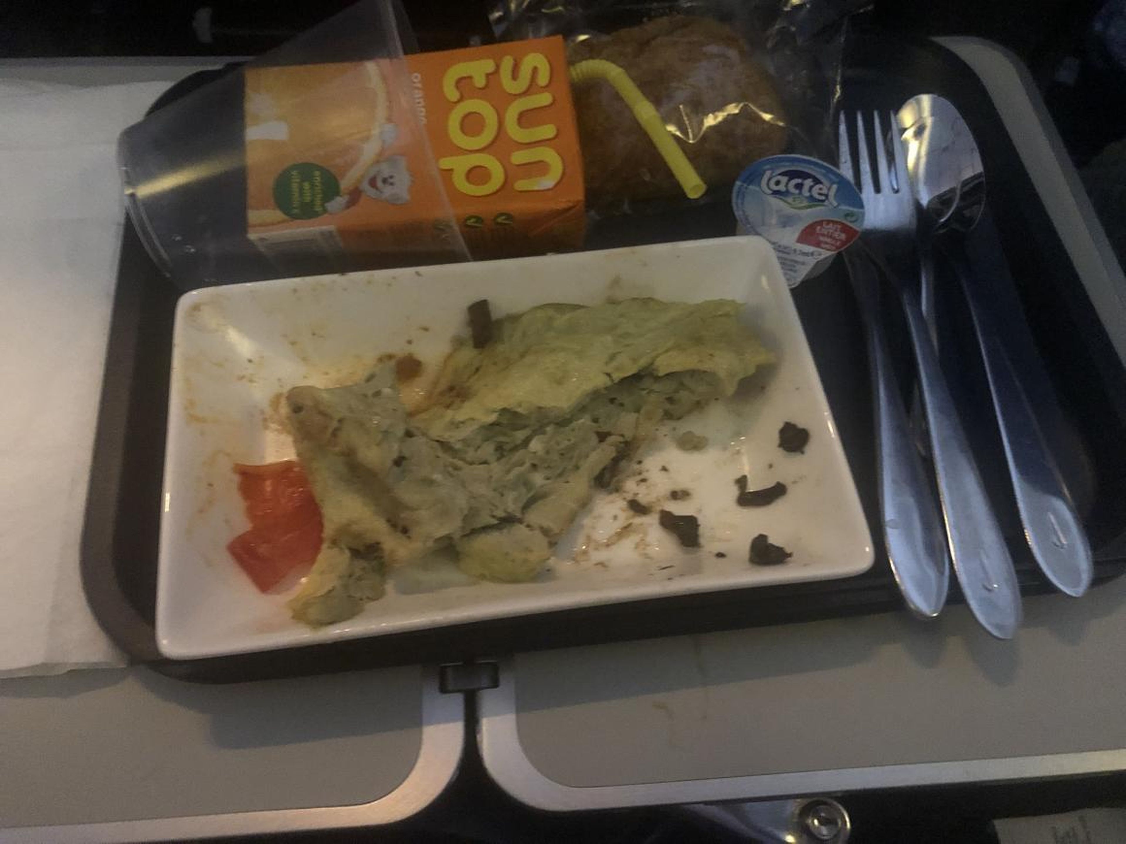 British Airways: tortilla