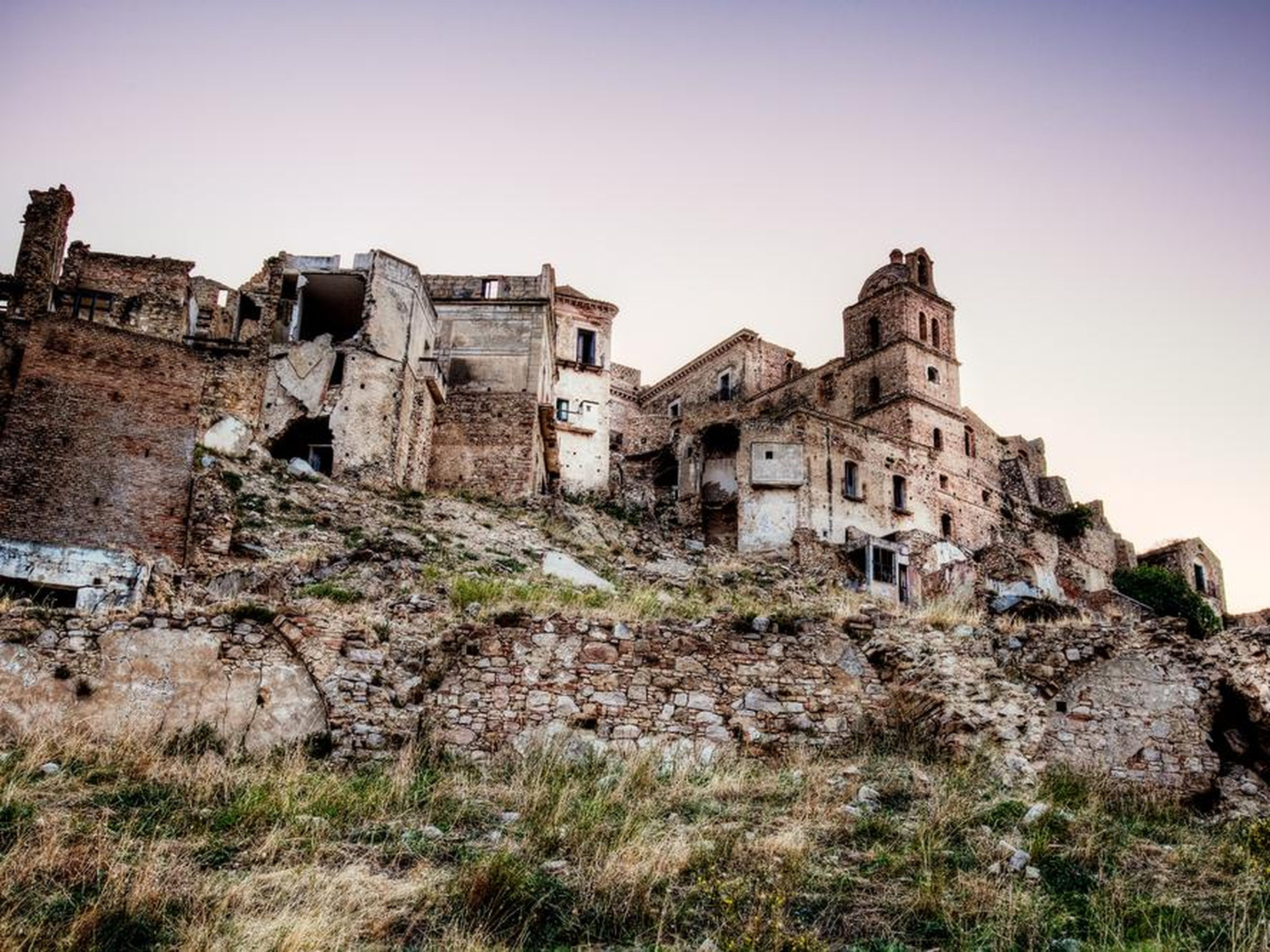 Craco survived earthquakes and landslides before being abandoned in 1991.