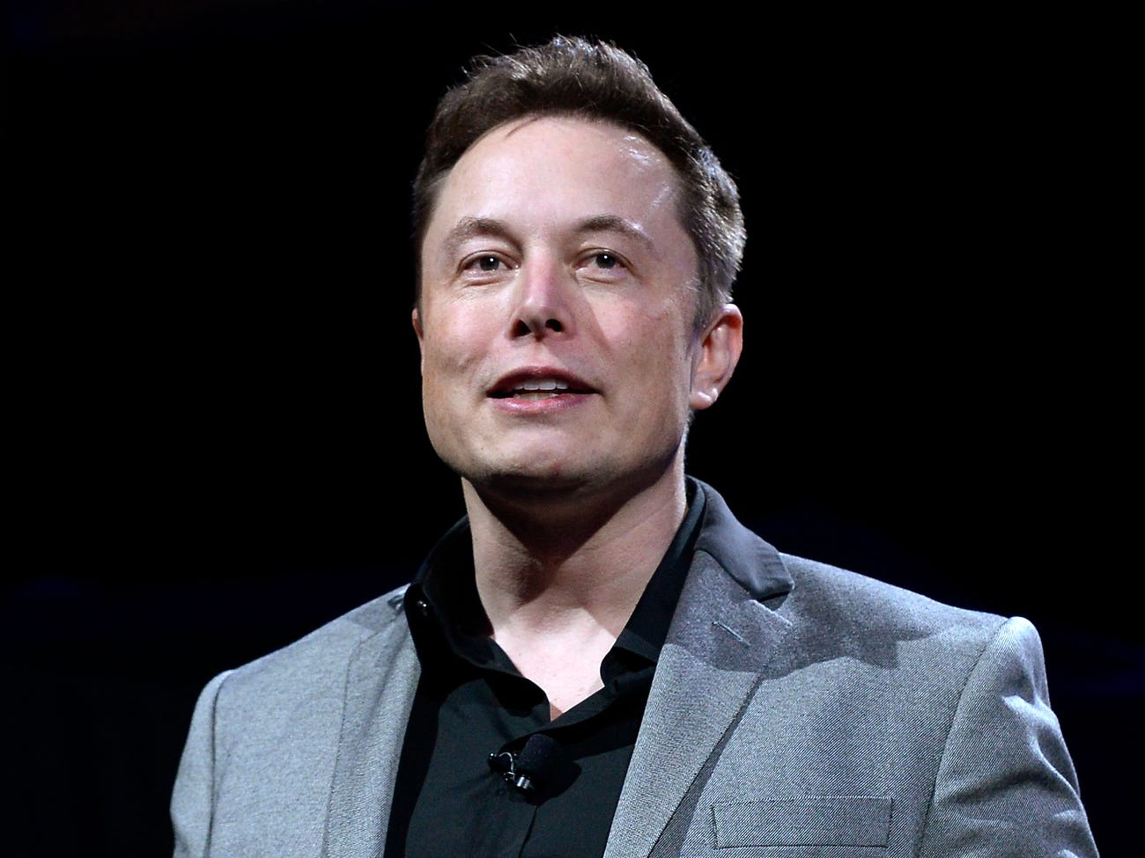 Elon Musk, durante una presentación