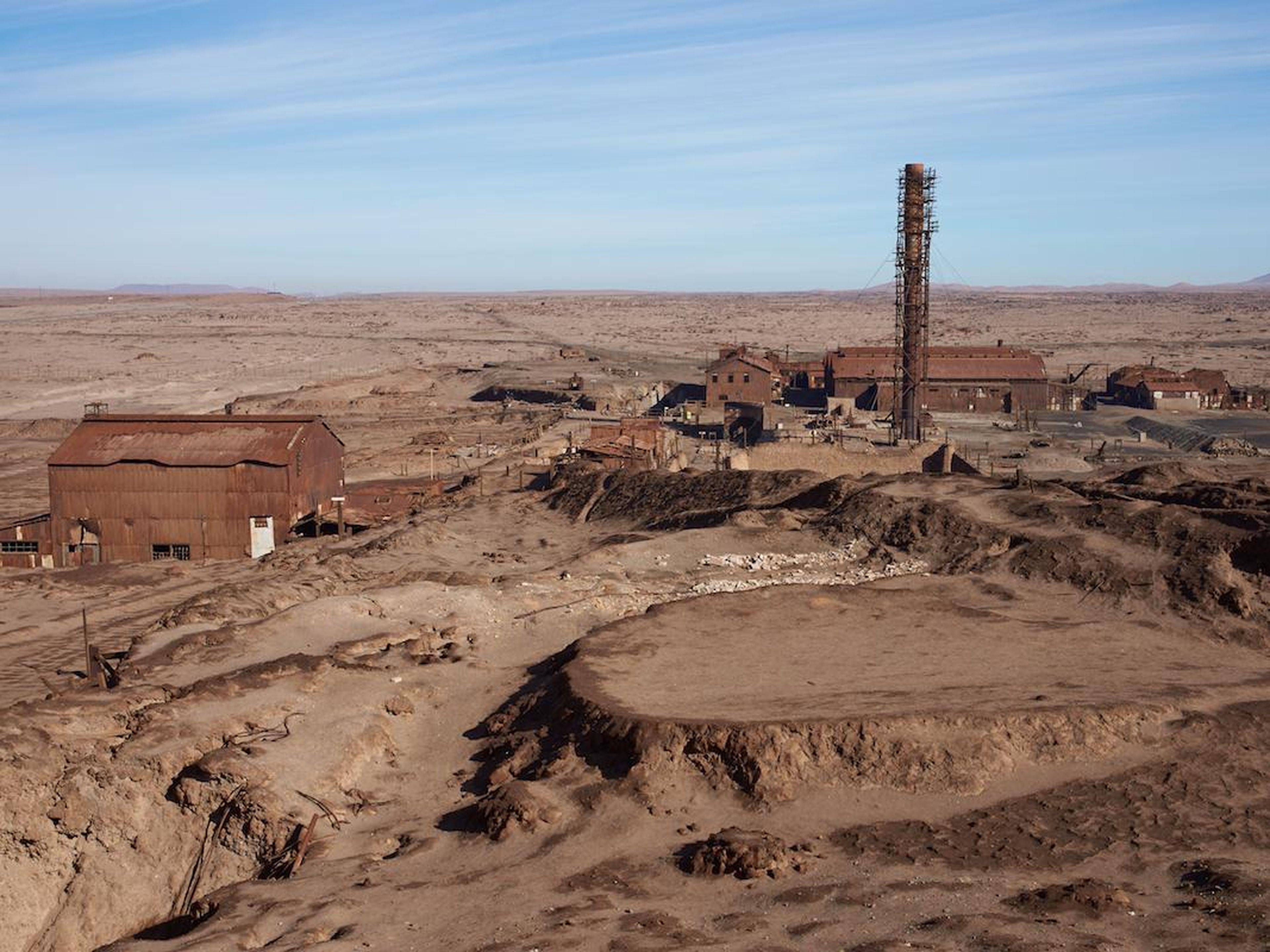 Humberstone was left so suddenly that it appears frozen in time.